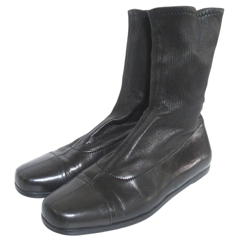 Chanel Chanel Chanel Leather Short Boots Leather Shoes DUTY FREE for USA Size ONE SIZE - 1 Thumbnail