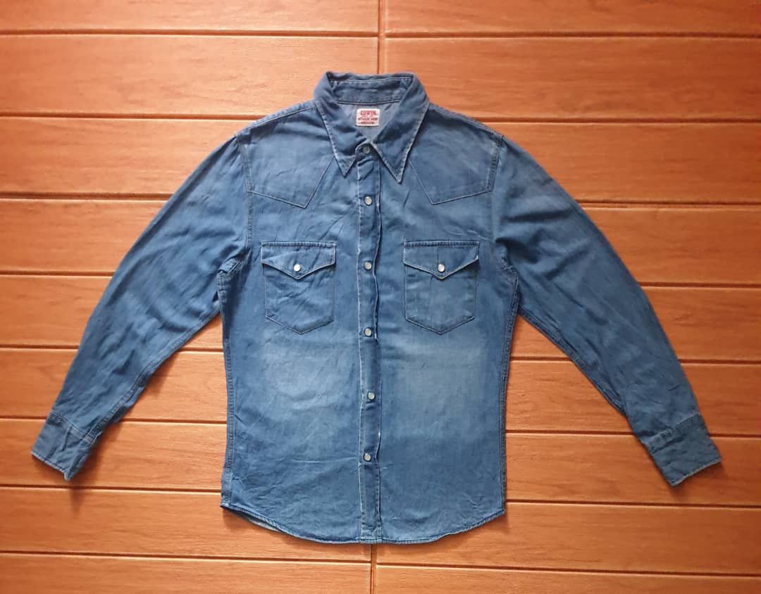 Edwin Edwin stonewash Japanese harajuku western shirt Size US M / EU 48-50 / 2 - 5 Thumbnail