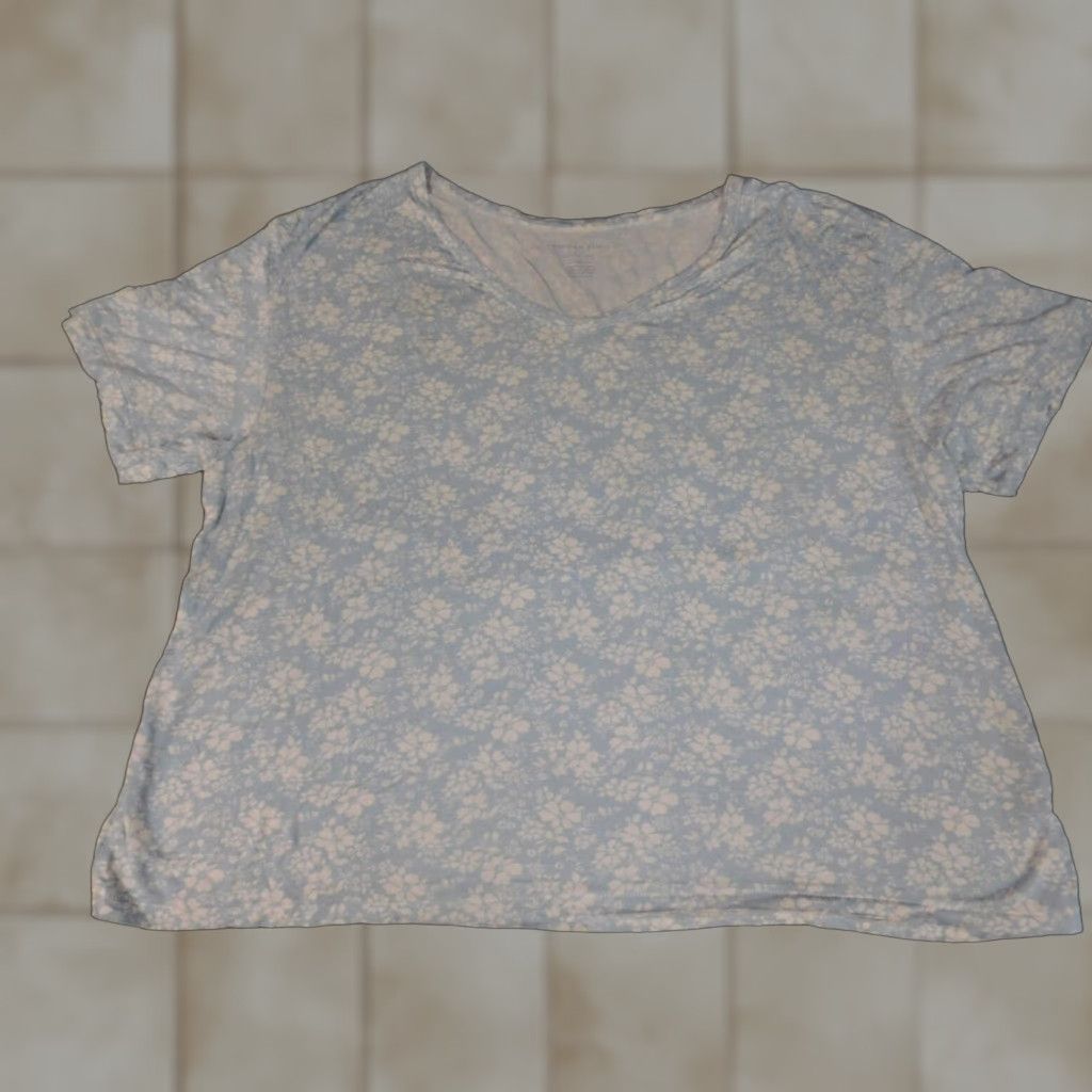 American Eagle Outfitters American Eagle Outfitters Blouse Shirt XL Blue Raglan Short Sleeve Modal Knit Solid Pocket Modern Casual Mens? No, Womens XL Blue Blouse with Pocket Size XL / US 12-14 / IT 48-50 - 1 Thumbnail