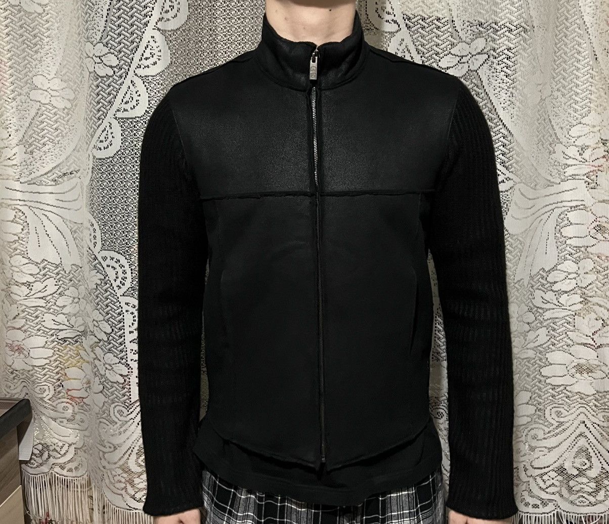 Japanese Brand Maison Margiela CCP Rick Owens Style Black Leather Jacket Size US M / EU 48-50 / 2 - 11 Thumbnail