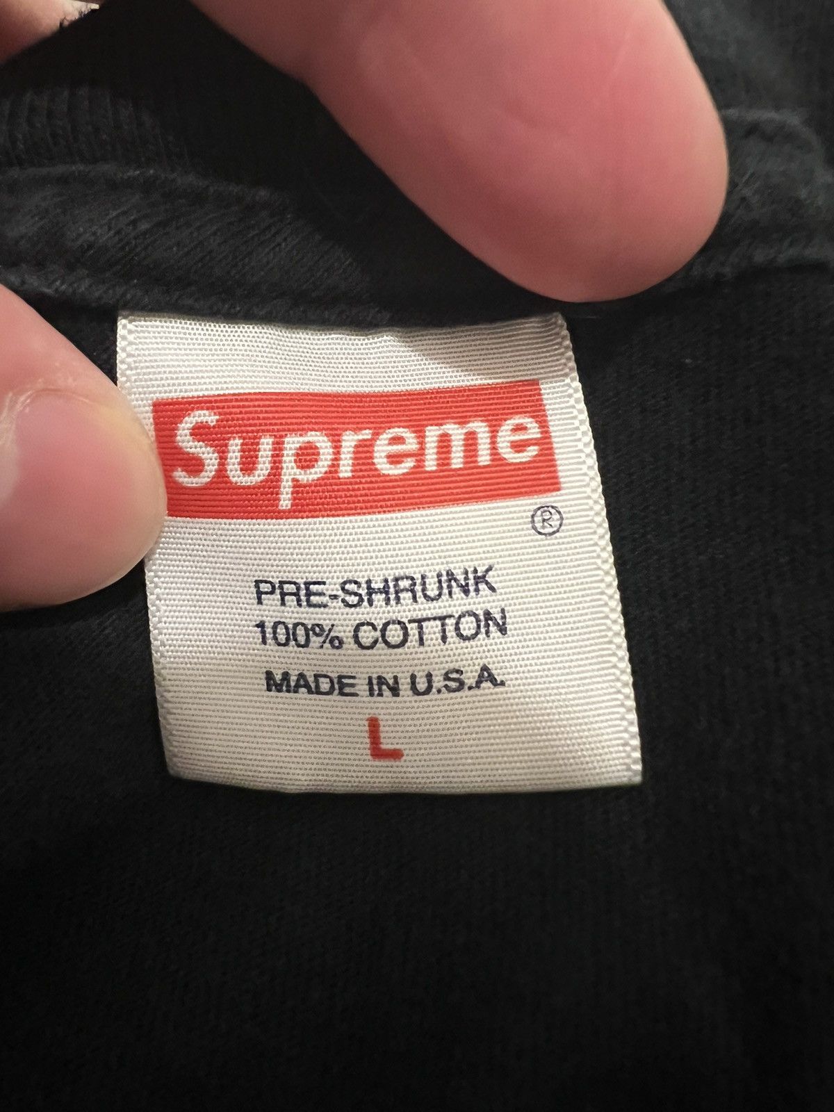 Supreme × Vintage Supreme Rocks Tee Black Size L Size US L / EU 52-54 / 3 - 4 Thumbnail