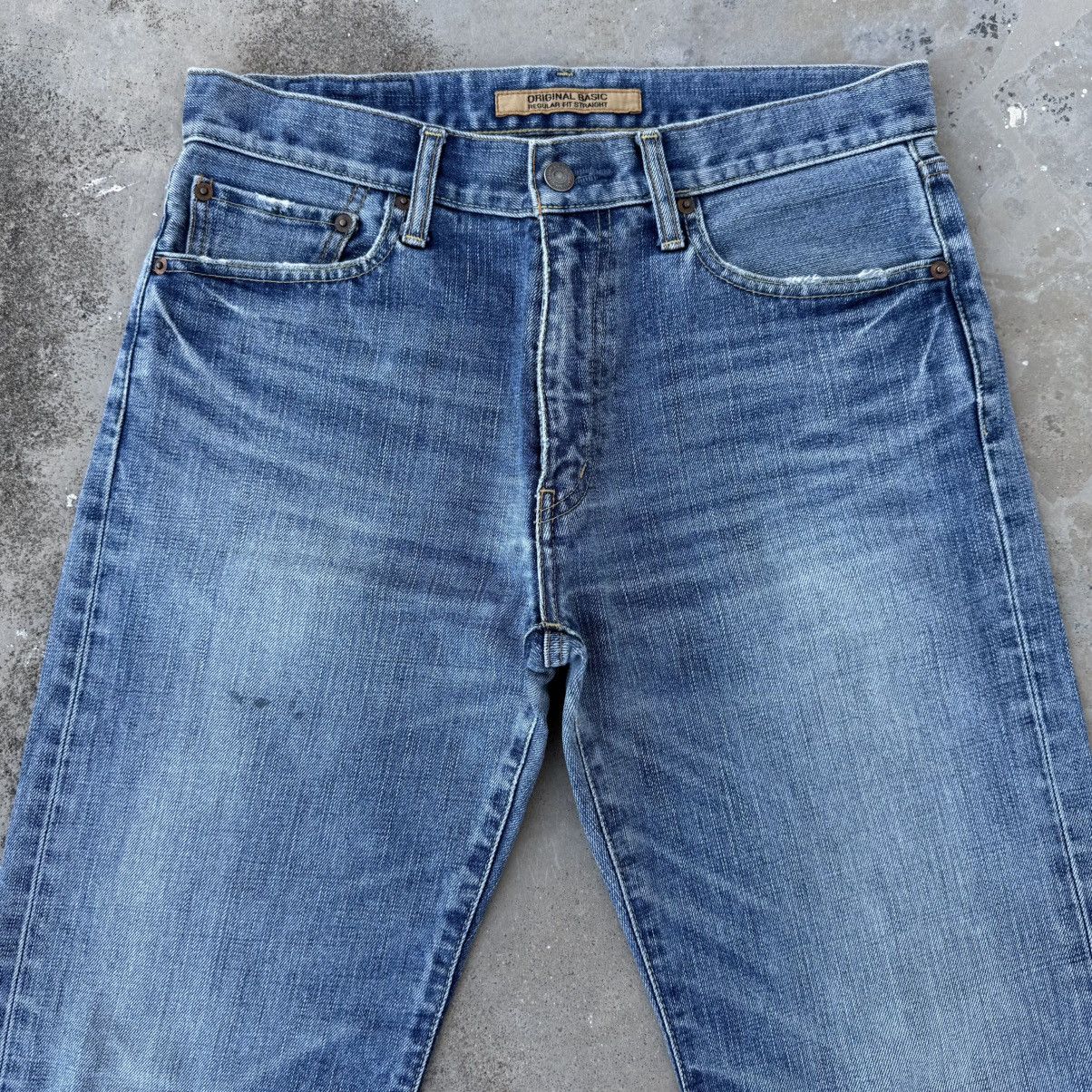 Japanese Brand Vintage S-002 Japan Faded Denim Jean Pants W32 Size US 32 / EU 48 - 2 Thumbnail