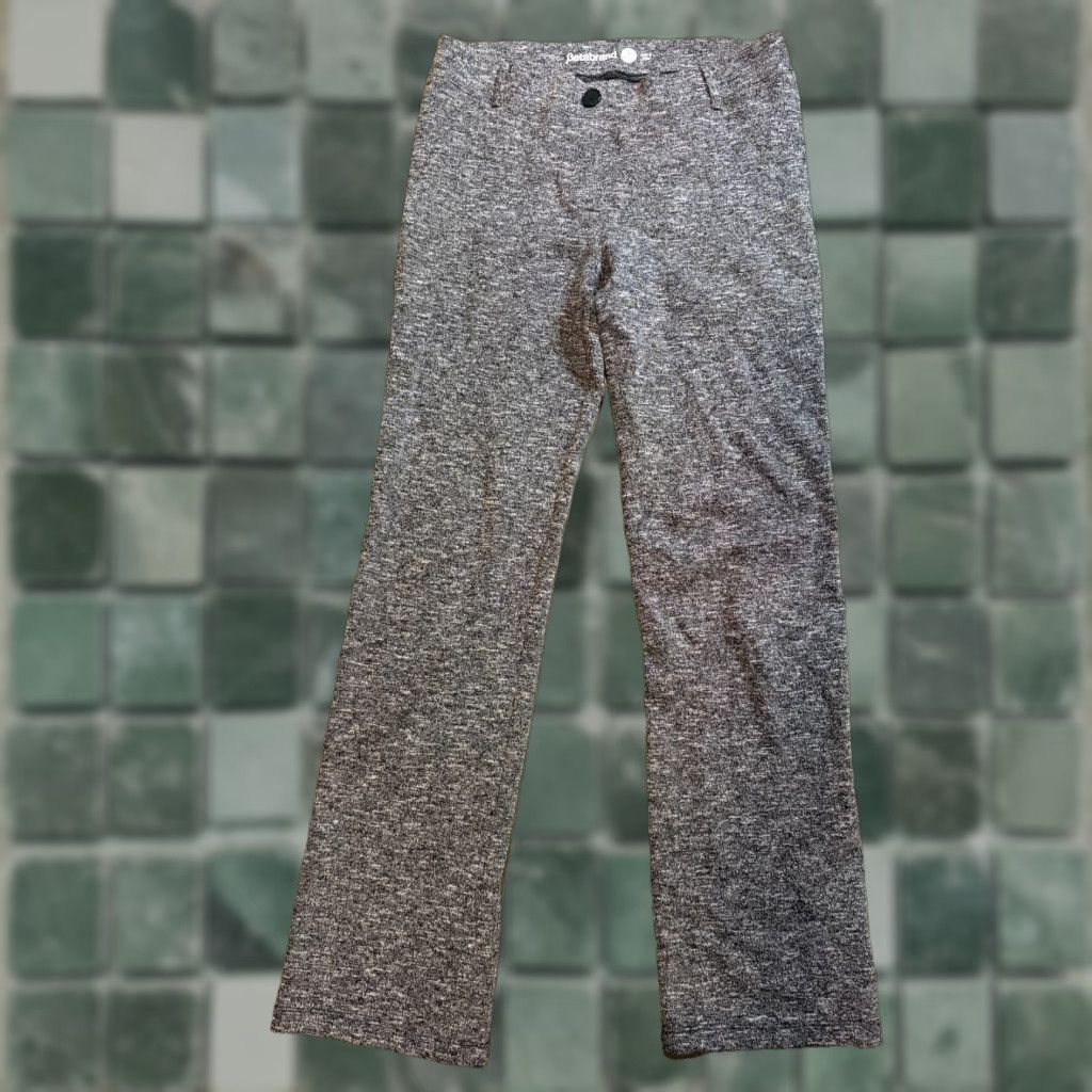 Vintage Betabrand Pants Womens Petite Small Yoga Dress Pant Gray Stretch Belt Loops Dress Pants Regular Straight Leg Womens PS Gray Classic 90s? Size 28" / US 6 / IT 42 - 1 Thumbnail