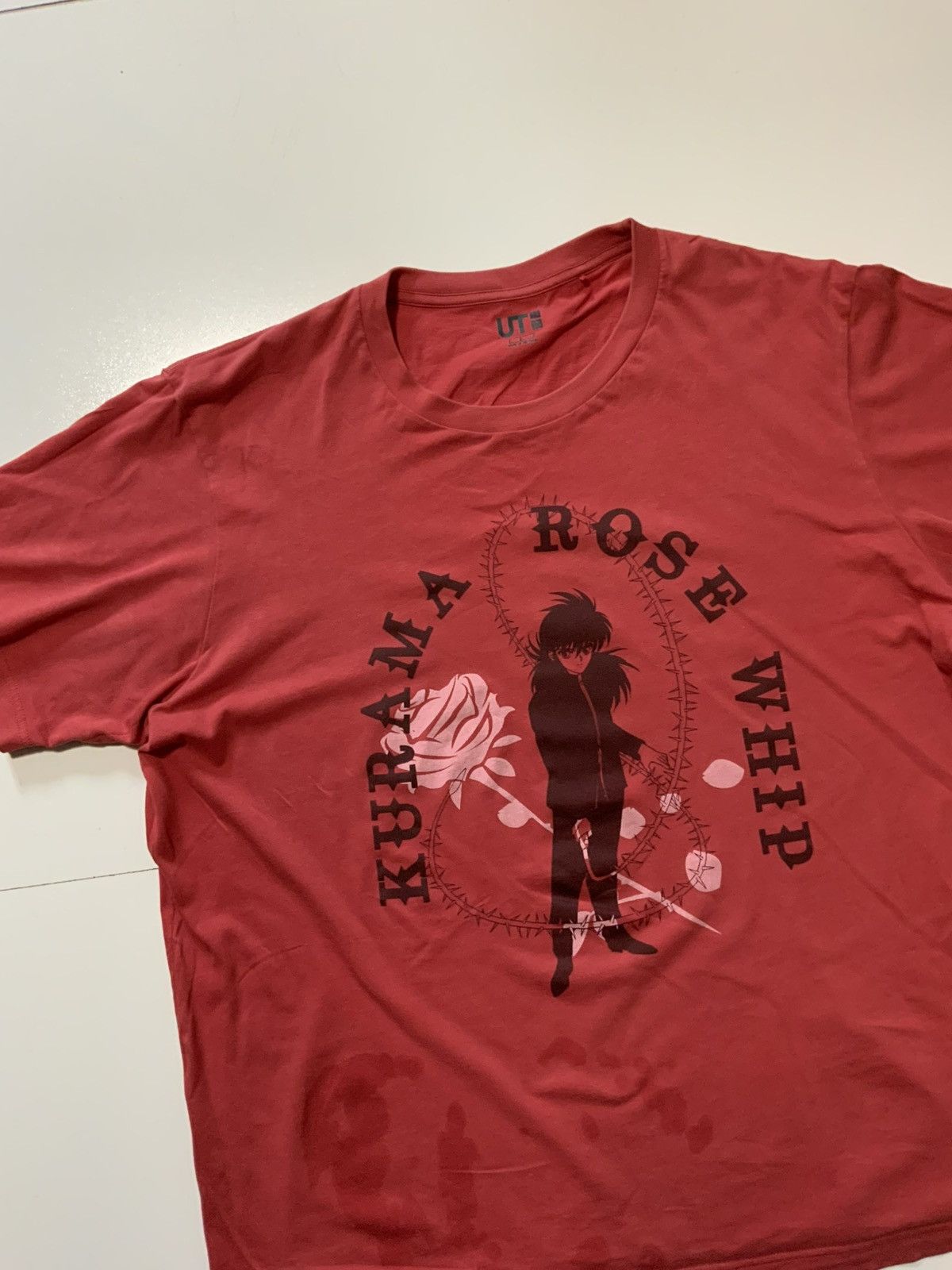 Uniqlo Uniqlo UT X YuYu Hakusho Kurama Rose Whip Shonen Jump TShirt Size US L / EU 52-54 / 3 - 4 Thumbnail