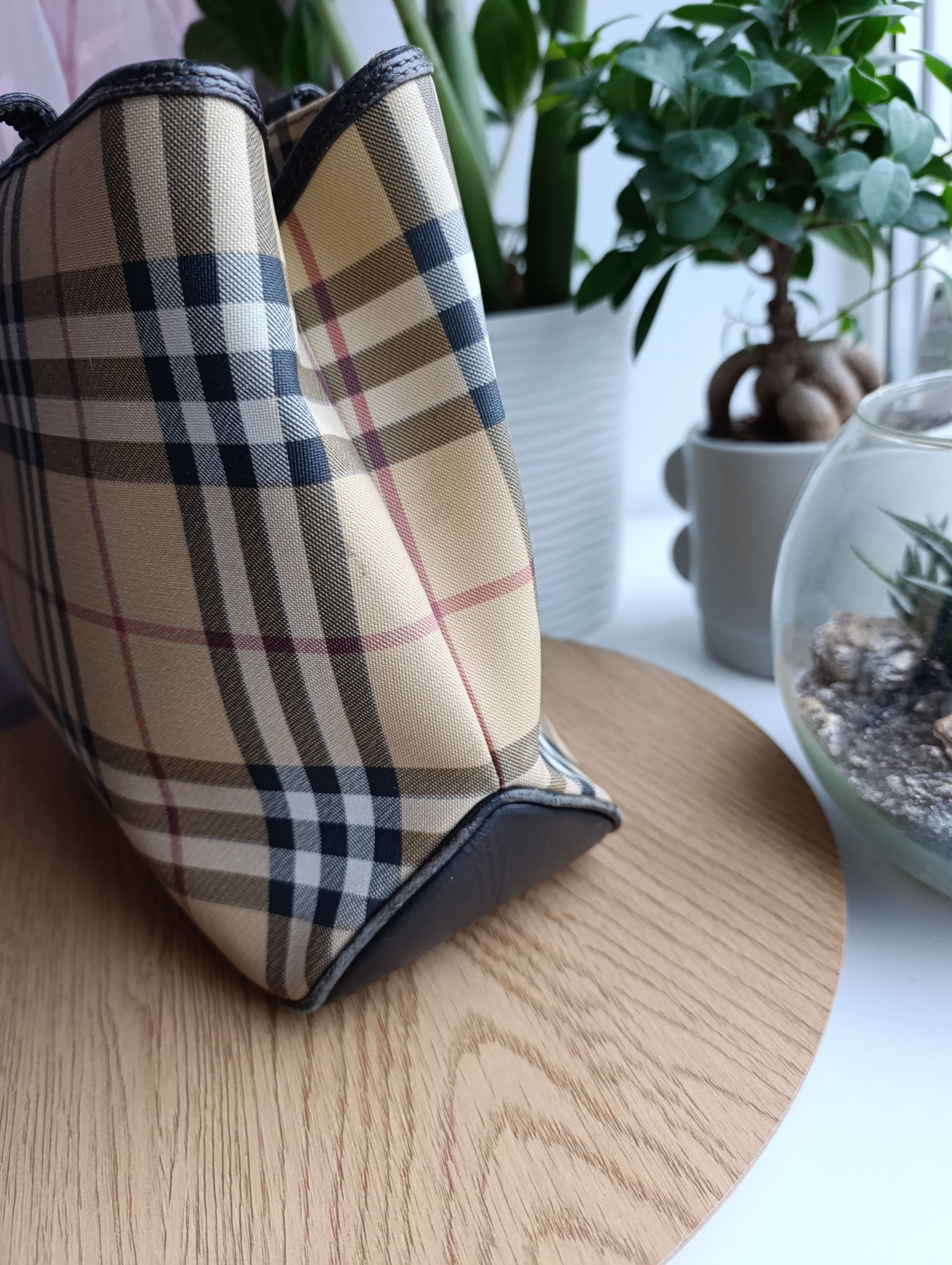 Burberry BURBERRY VINTAGE NOVA CHECK HAND BAG Size ONE SIZE - 4 Thumbnail