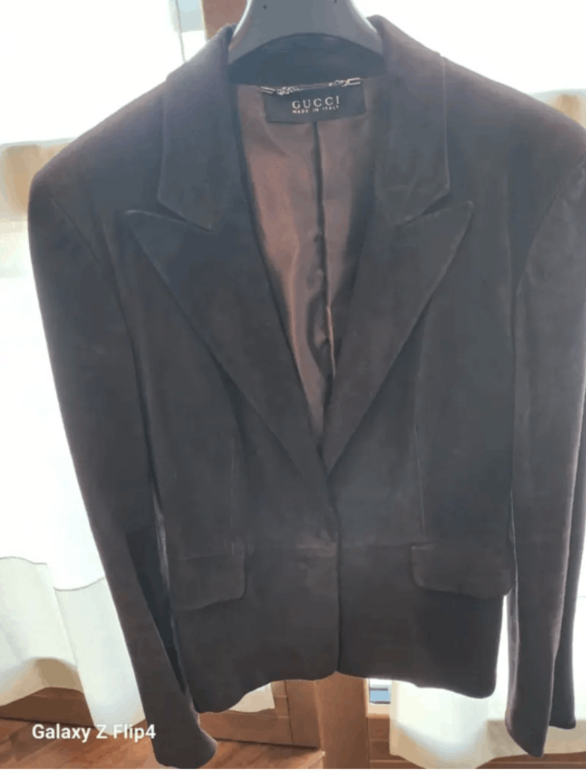 Gucci Gucci Blazer Leather Coat Jacket Biker Tom Ford Era EX0005 Size S / US 4 / IT 40 - 2 Thumbnail