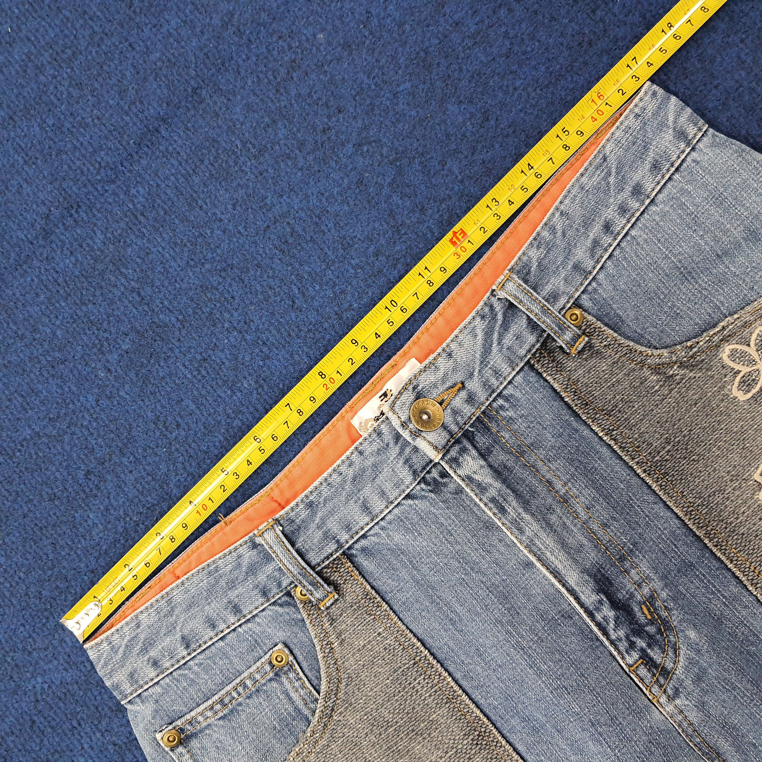 Japanese Brand Vintage Karakuri Tamashii (絡繰魂) Embroidery Jeans C252N29 Size US 33 - 12 Thumbnail