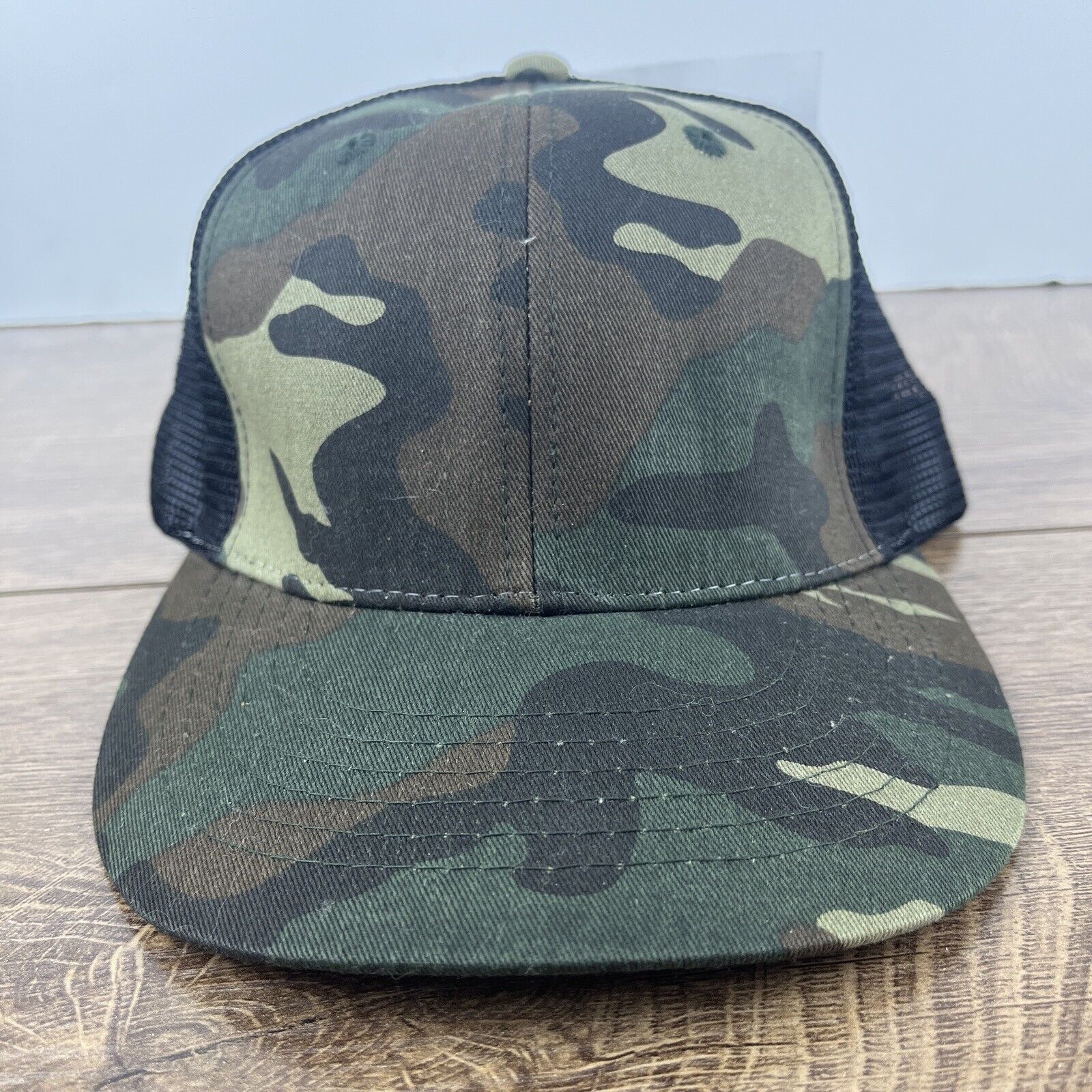 Other Army Camo Hat Green Camo Hat Adjustable Adult Size Hat Camo Size ONE SIZE - 4 Thumbnail
