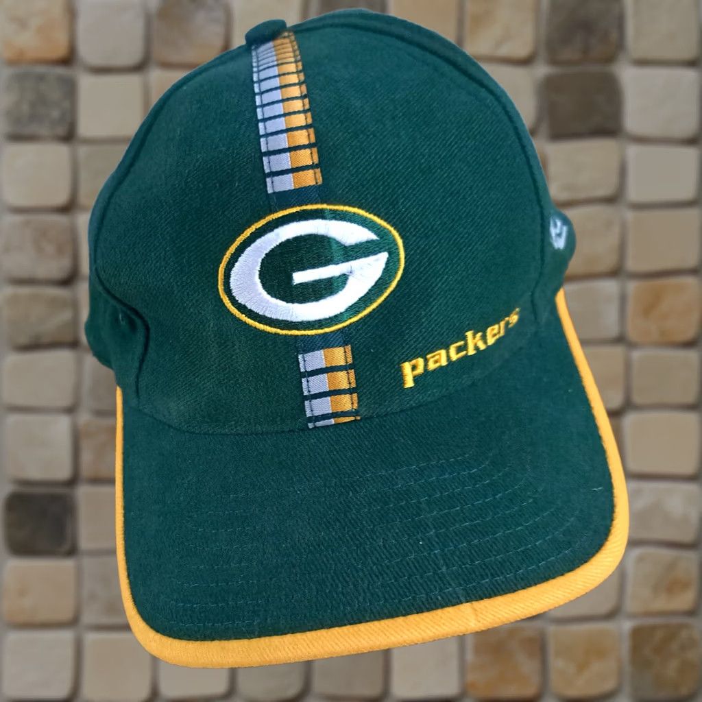 Logo Athletic Green Bay Packers Logo-Athletic Adjustable Hat Green Men Size ONE SIZE - 1 Thumbnail