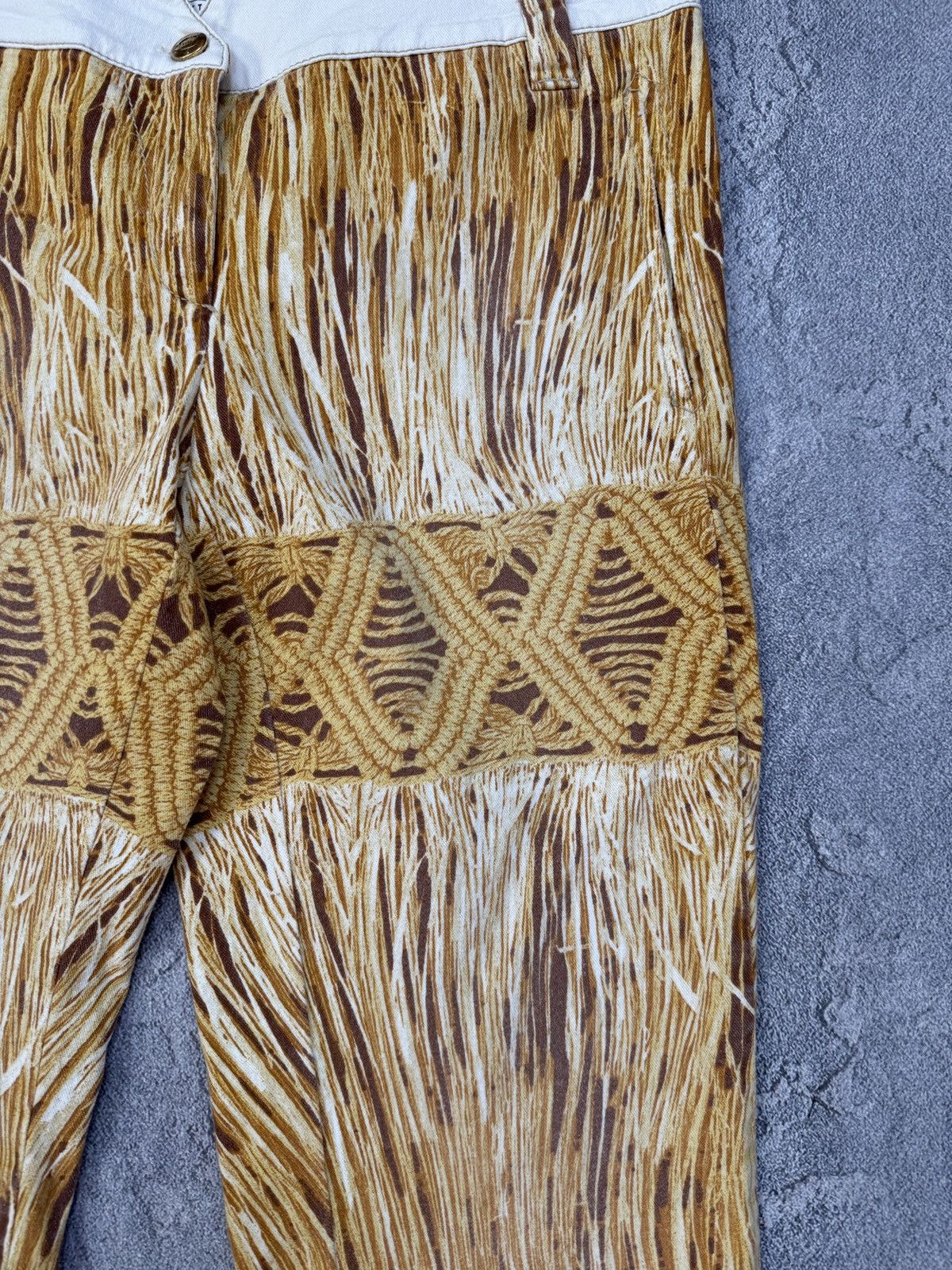 Just Cavalli 00s Just Cavalli Mozaic Over Printed Denim Jeans Size 30" / US 8 / IT 44 - 7 Thumbnail