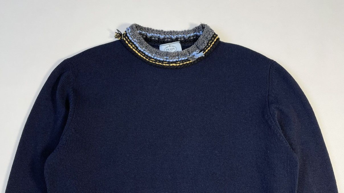Prada A/W 17 ‘Frankenstein Stitch’ Sweater Size US M / EU 48-50 / 2 - 2 Thumbnail
