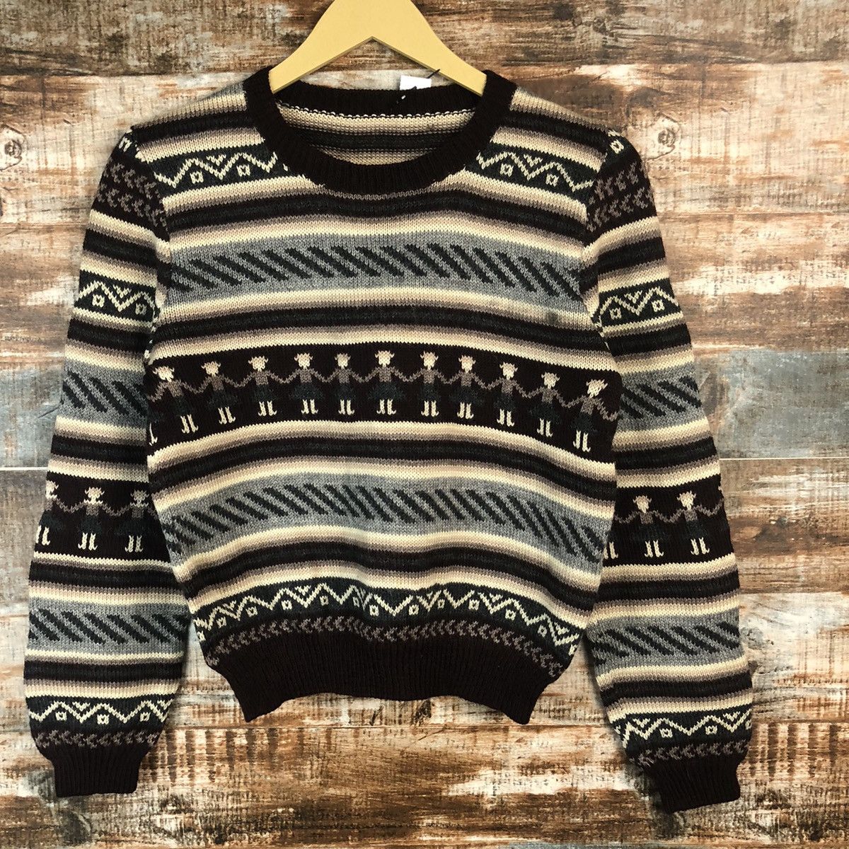 Vintage Japanese Brand Brown Knitwear #A1869 Size US XS / EU 42 / 0 - 3 Thumbnail