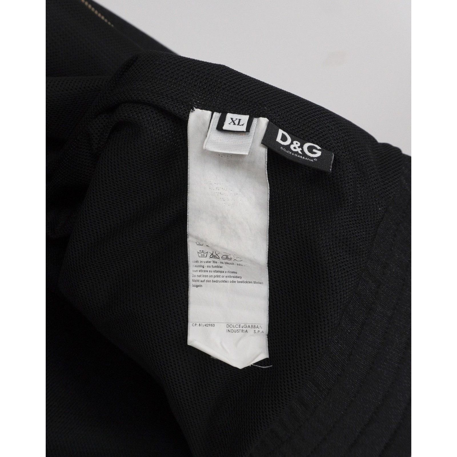 Dolce & Gabbana Dolce gabbana nylon velour black zip hoodie Size US XL / EU 56 / 4 - 7 Thumbnail