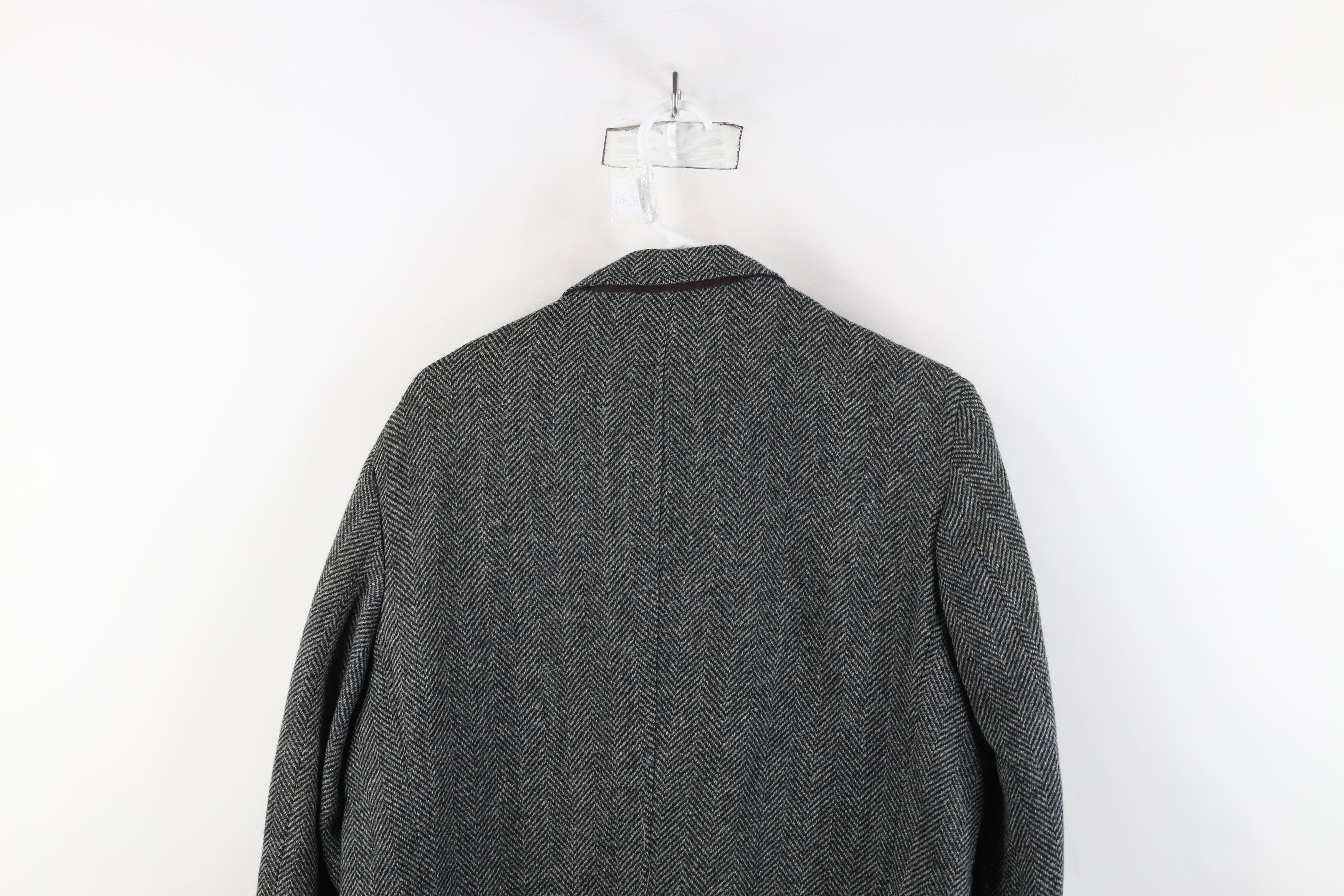 Vintage Vintage 70s Streetwear Tweed Herringbone Blazer Jacket USA Size US XL / EU 56 / 4 - 13 Thumbnail