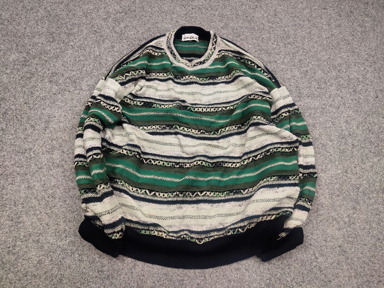 Carlo Colucci Vintage 90's Carlo Colucci Coogi Knit Kapital Style sweater Size US L / EU 52-54 / 3 - 2 Thumbnail