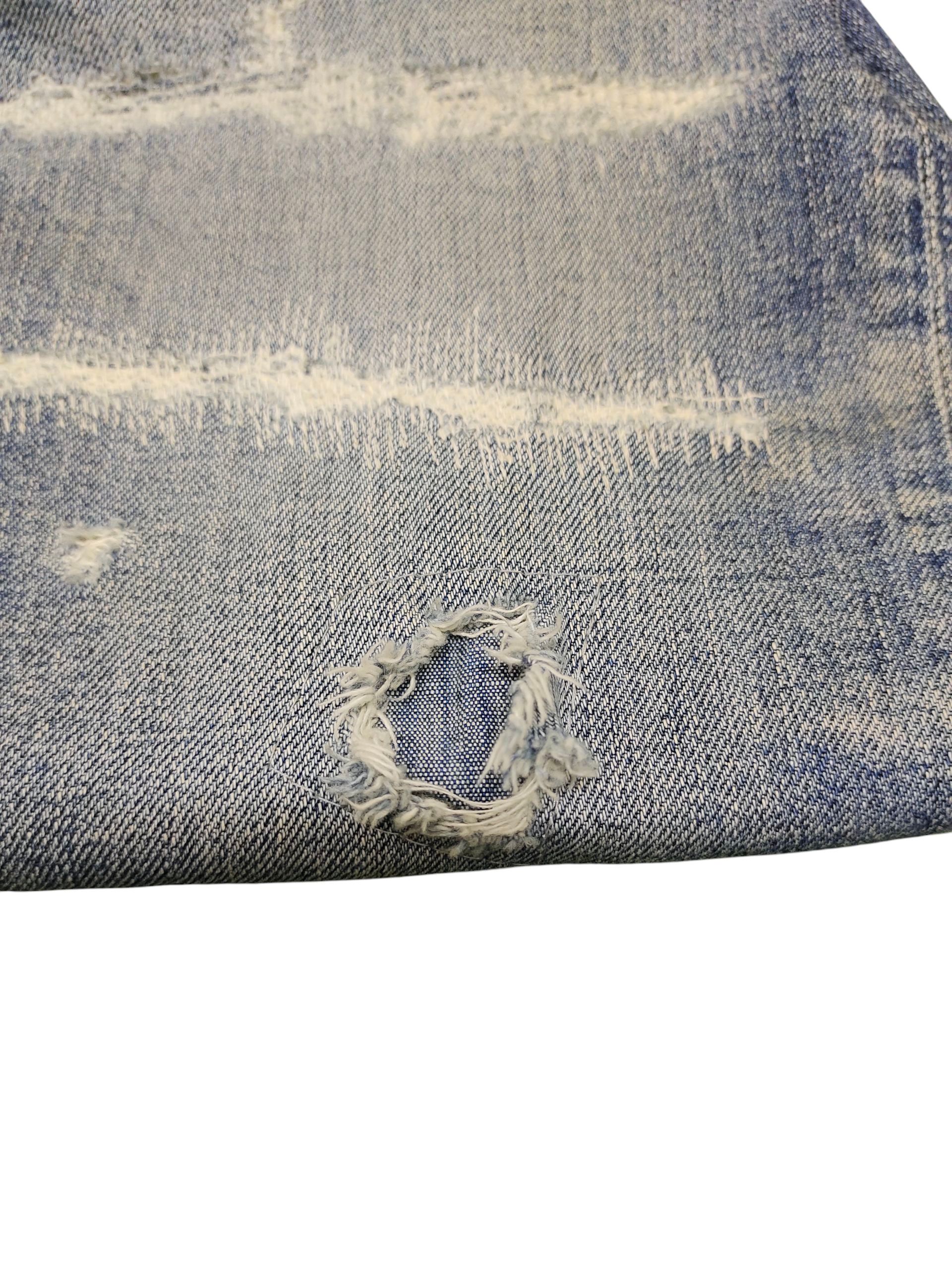 Undercover Edwin ED03 Scab Boro Stitching Distress Denim Jeans Size US 29 - 16 Thumbnail