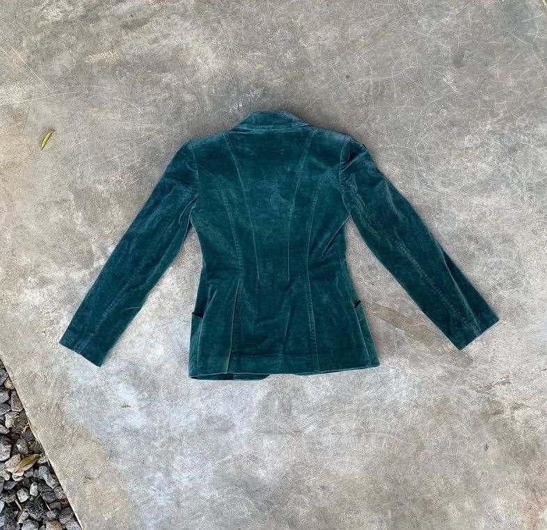 Katharine Hamnett London KATHARINE HAMNETT LONDON Corduroy Blazer Size M / US 6-8 / IT 42-44 - 3 Thumbnail