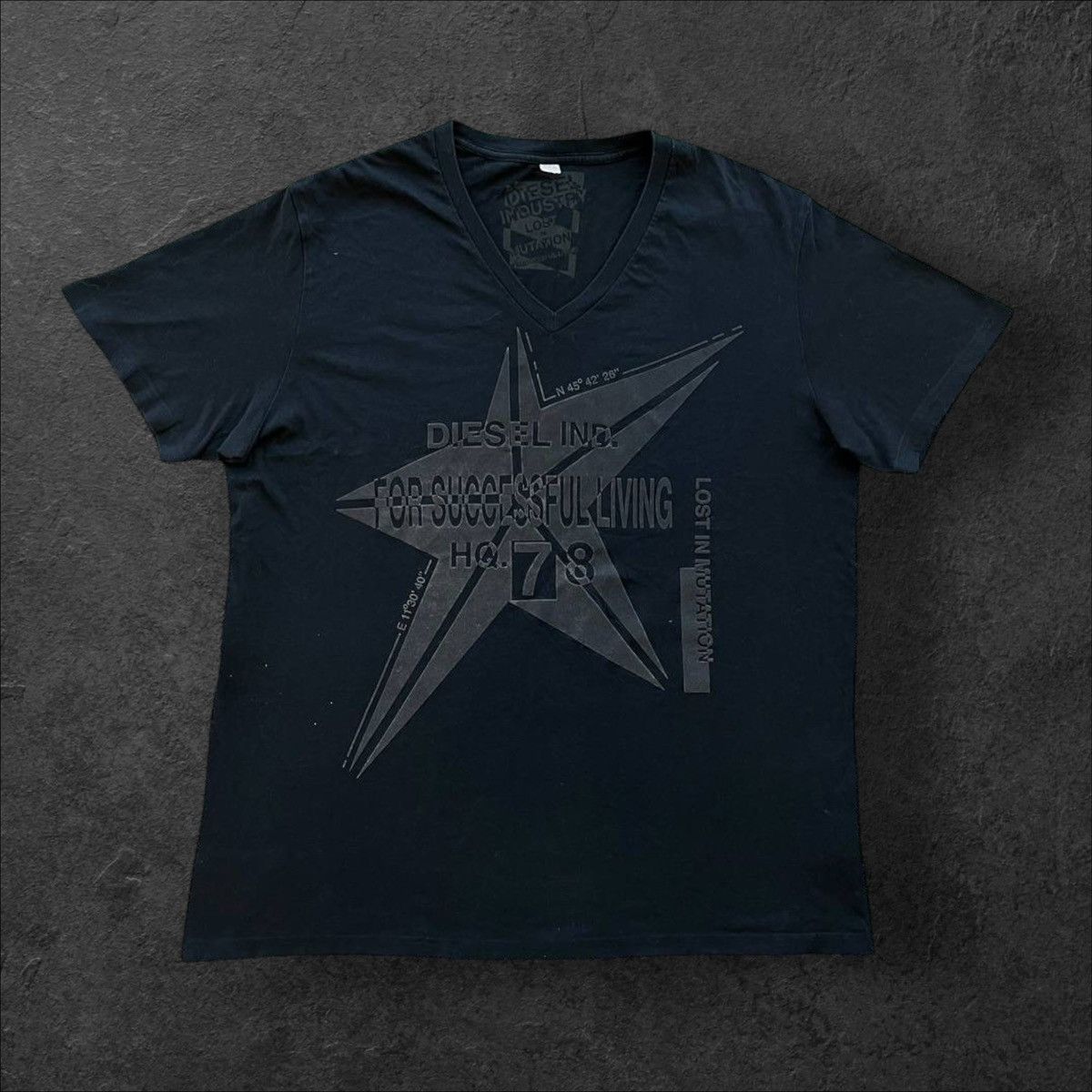 Diesel × Vintage Diesel Industry Lost In Mutation For successful living Tee Size US XL / EU 56 / 4 - 1 Thumbnail
