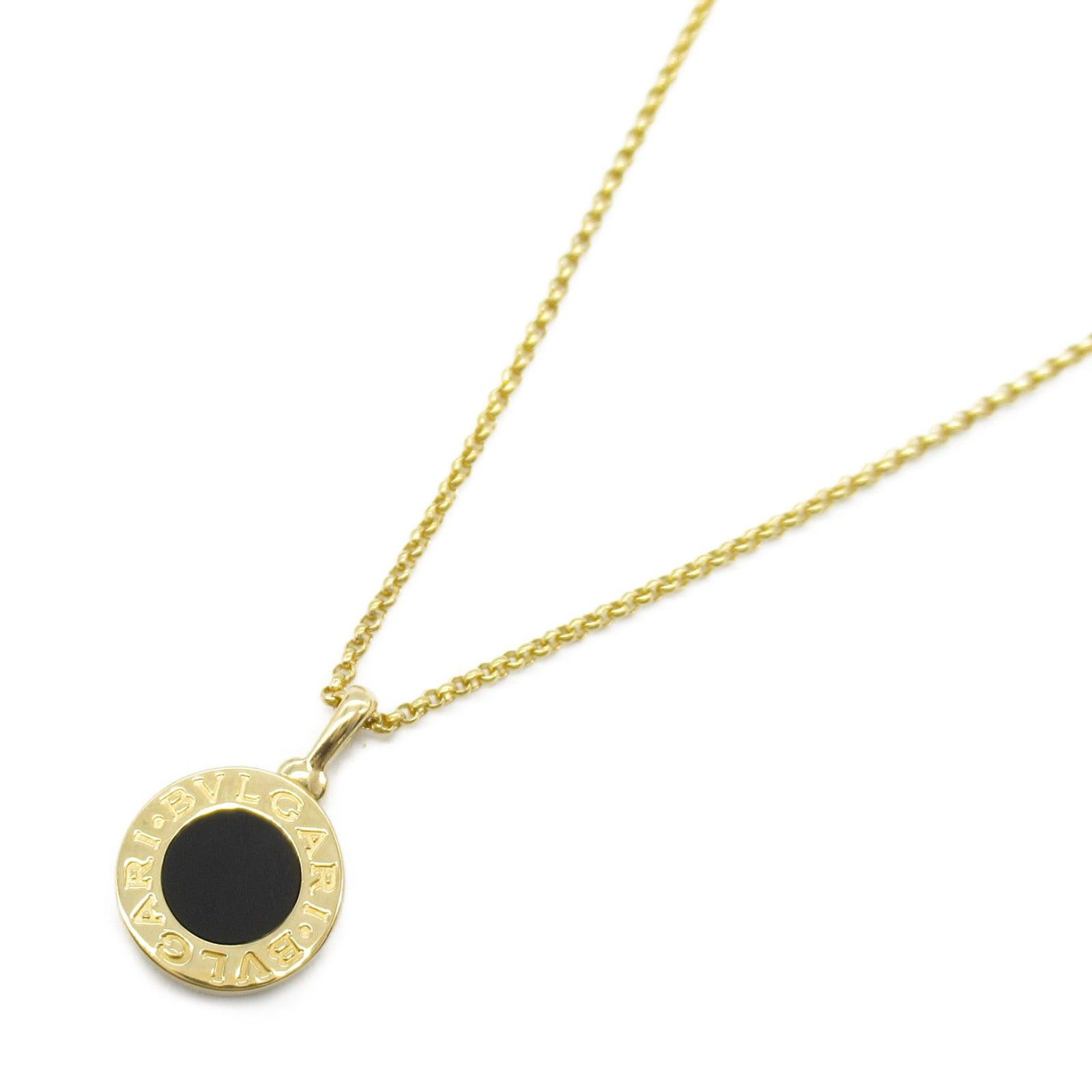 Bvlgari Bvlgari Bulgari Necklace Onyx K18 (Yellow Gold) Black Size ONE SIZE - 1 Thumbnail