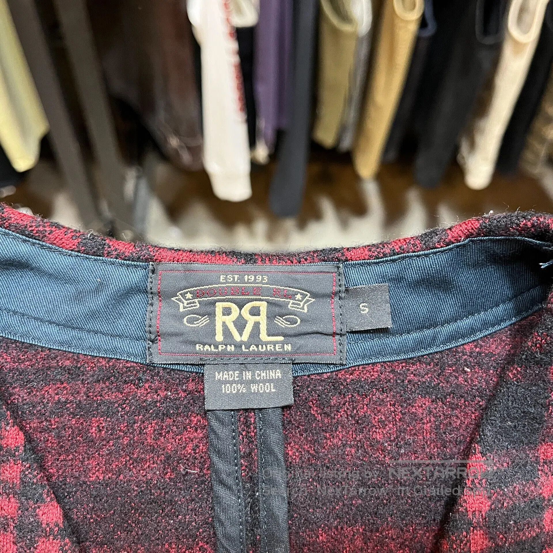 RRL Ralph Lauren RRL Collarless Wool Coat. Size US S / EU 44-46 / 1 - 3 Thumbnail