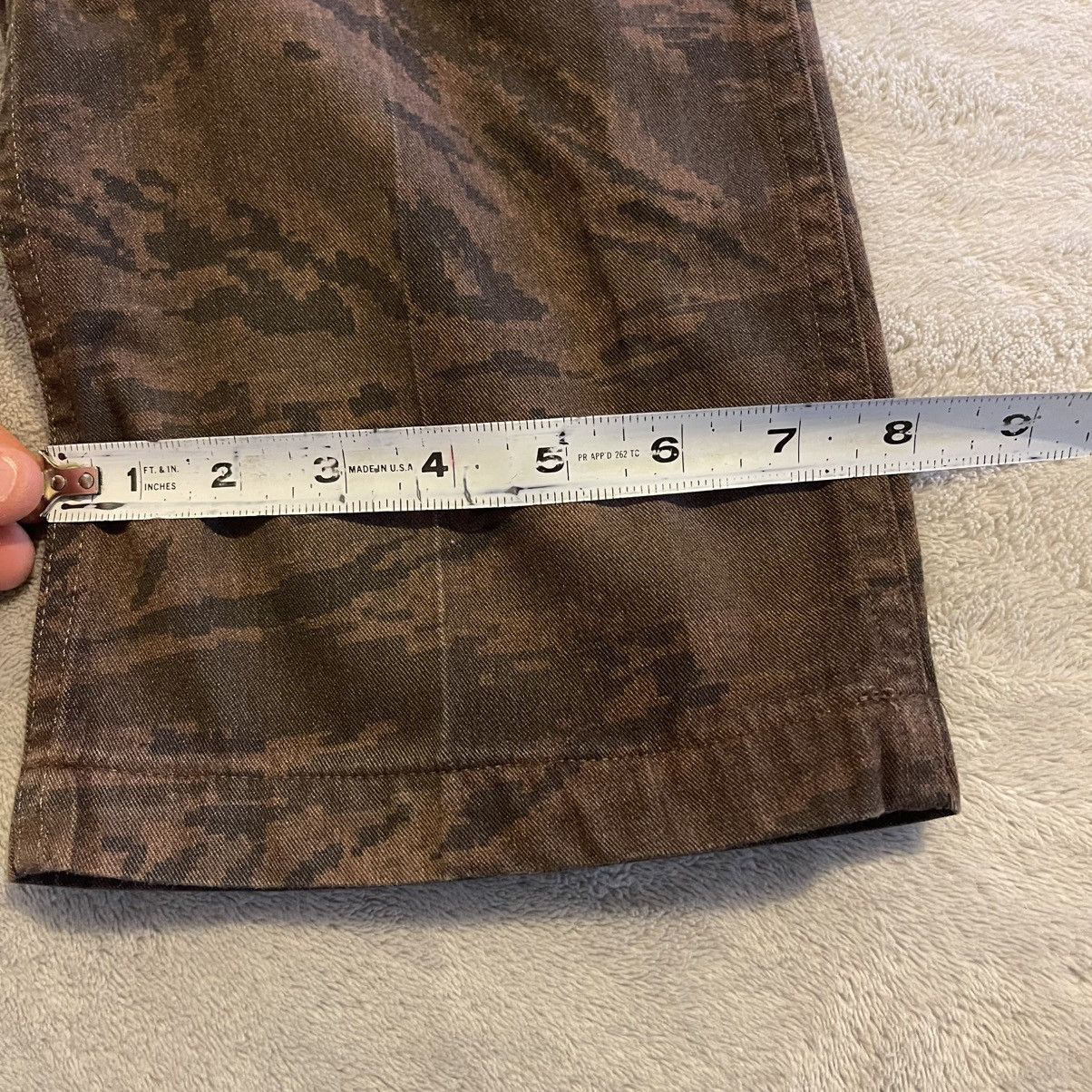 Other US Air Force Pants Women 16R Brown Camo Cargo (26x32) Size 26" / US 2 / IT 38 - 9 Thumbnail
