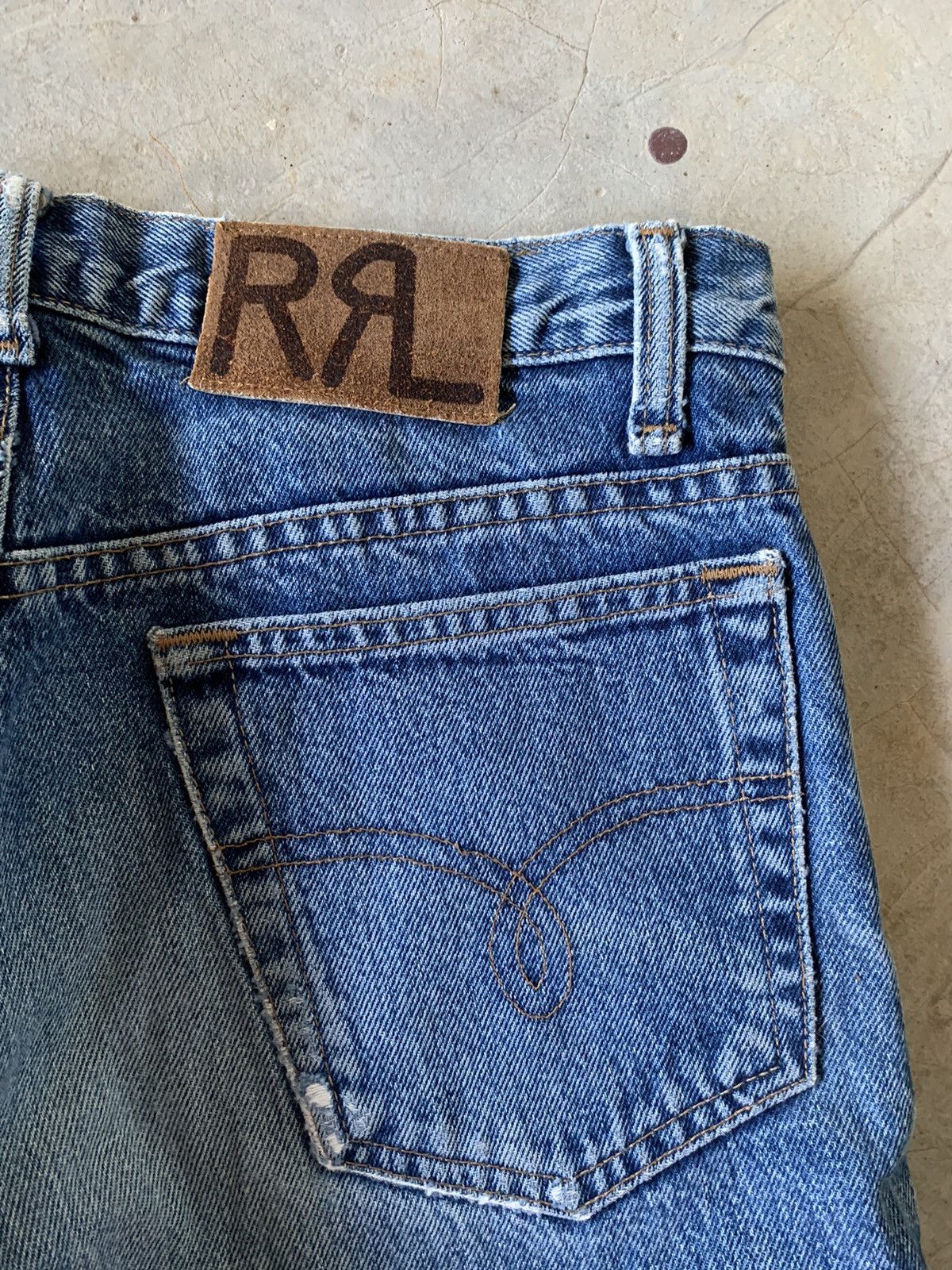 RRL Ralph Lauren Vintage Double RRL Ralph Lauren Made In Usa Distressed Denim Size US 30 / EU 46 - 7 Thumbnail