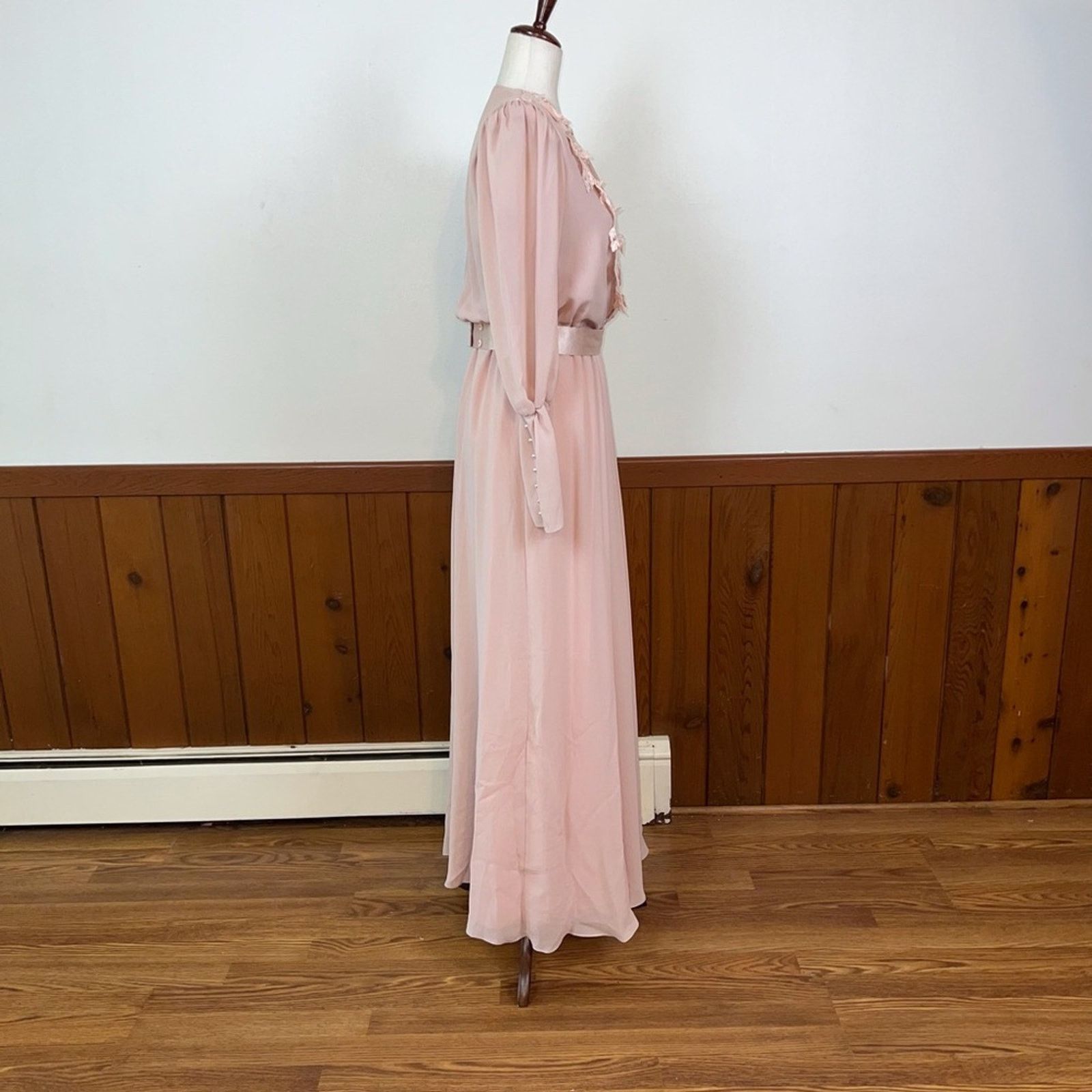 Vintage Vintage 1980s Ursula of Switzerland Mother of the Bride Gown Size M / US 6-8 / IT 42-44 - 4 Thumbnail