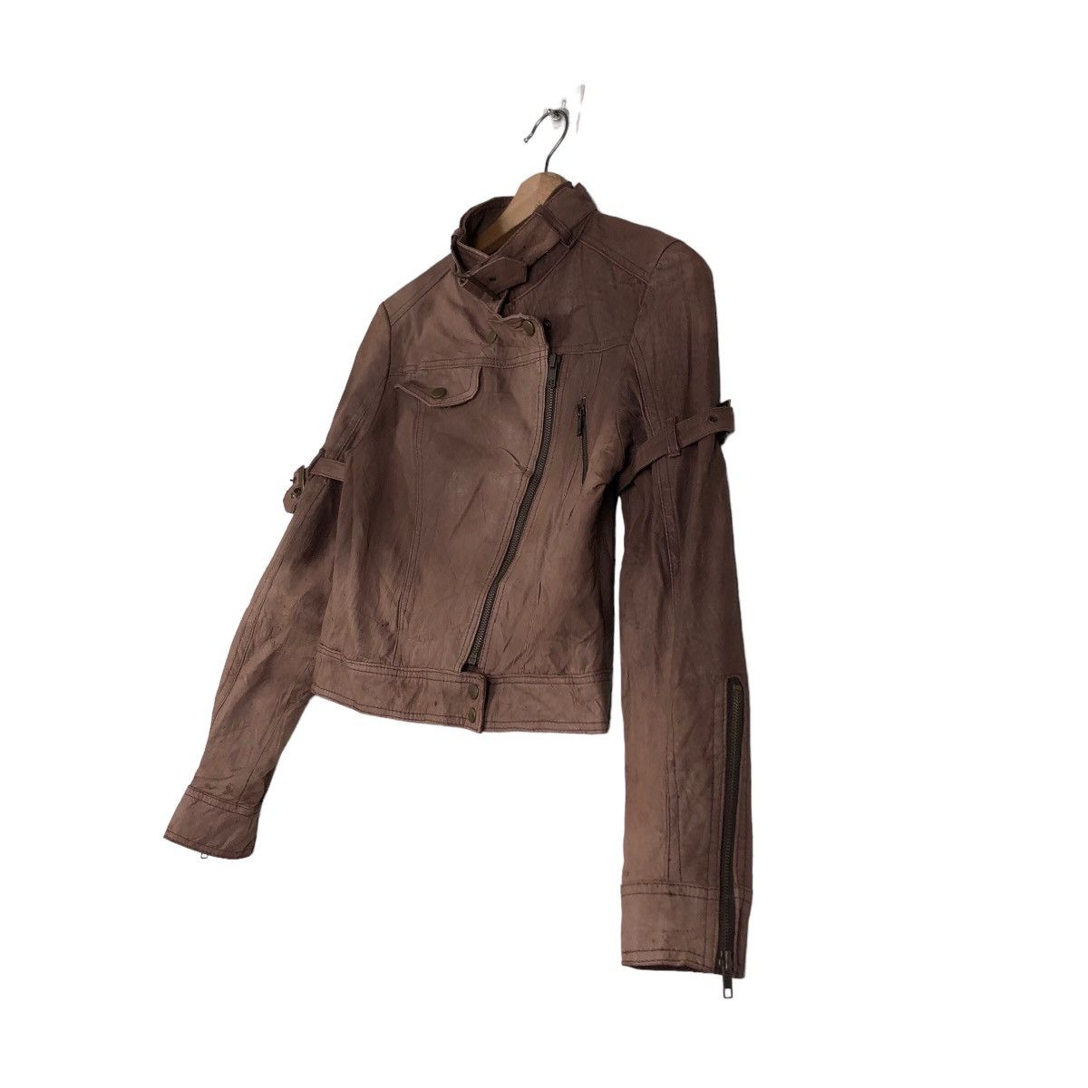 Japanese Brand 🔥Cropped Biker Bondage Parachute Jacket Dude Japan Size US M / EU 48-50 / 2 - 2 Thumbnail