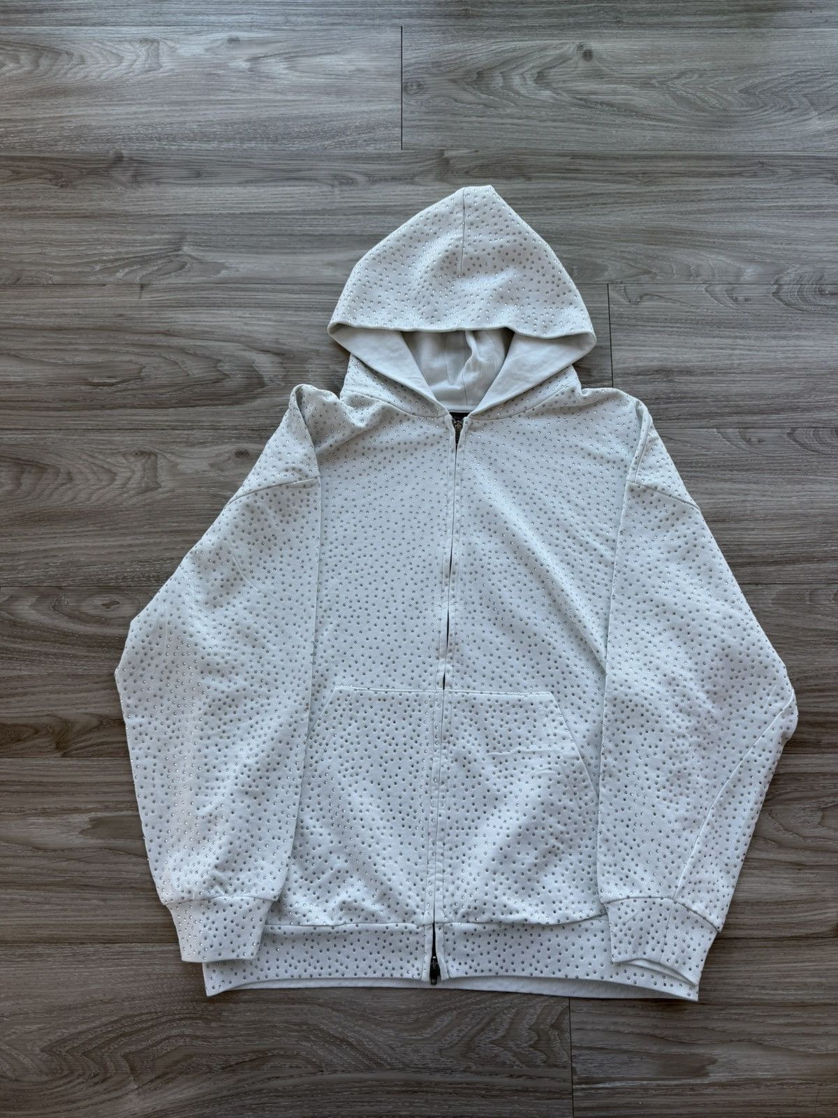 Balenciaga Balenciaga Rhinestone Zip up Size US M / EU 48-50 / 2 - 1 Thumbnail