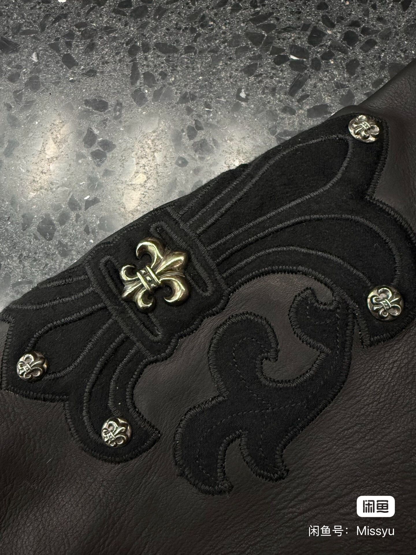 Chrome Hearts chrome hearts cross patch leather baseball jacket. Size US M / EU 48-50 / 2 - 3 Thumbnail
