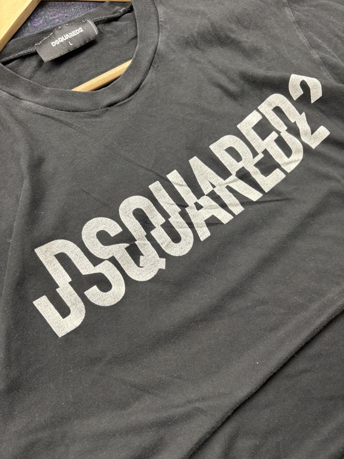 Dsquared2 DSQUARED2 Hype Big Logo Tshirt Streetwear Luxury Rare Logo Size US L / EU 52-54 / 3 - 5 Thumbnail