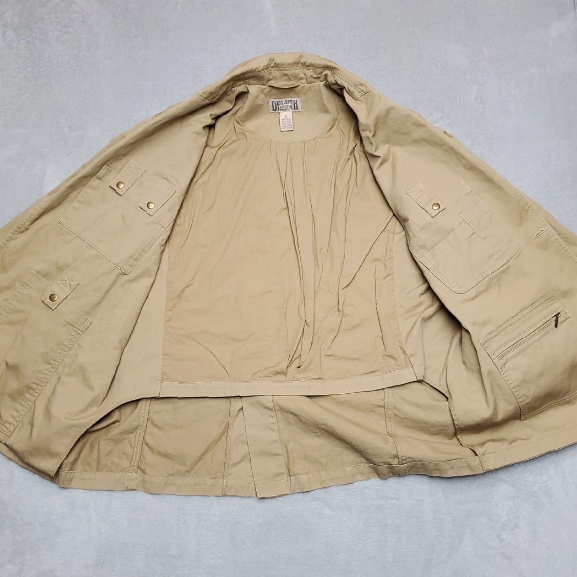 Vintage Duluth Trading Jacket Mens XL Brown Twill Overcoat Coat Outdoor Travel Ulith Presentation Safari? Size US XL / EU 56 / 4 - 6 Thumbnail