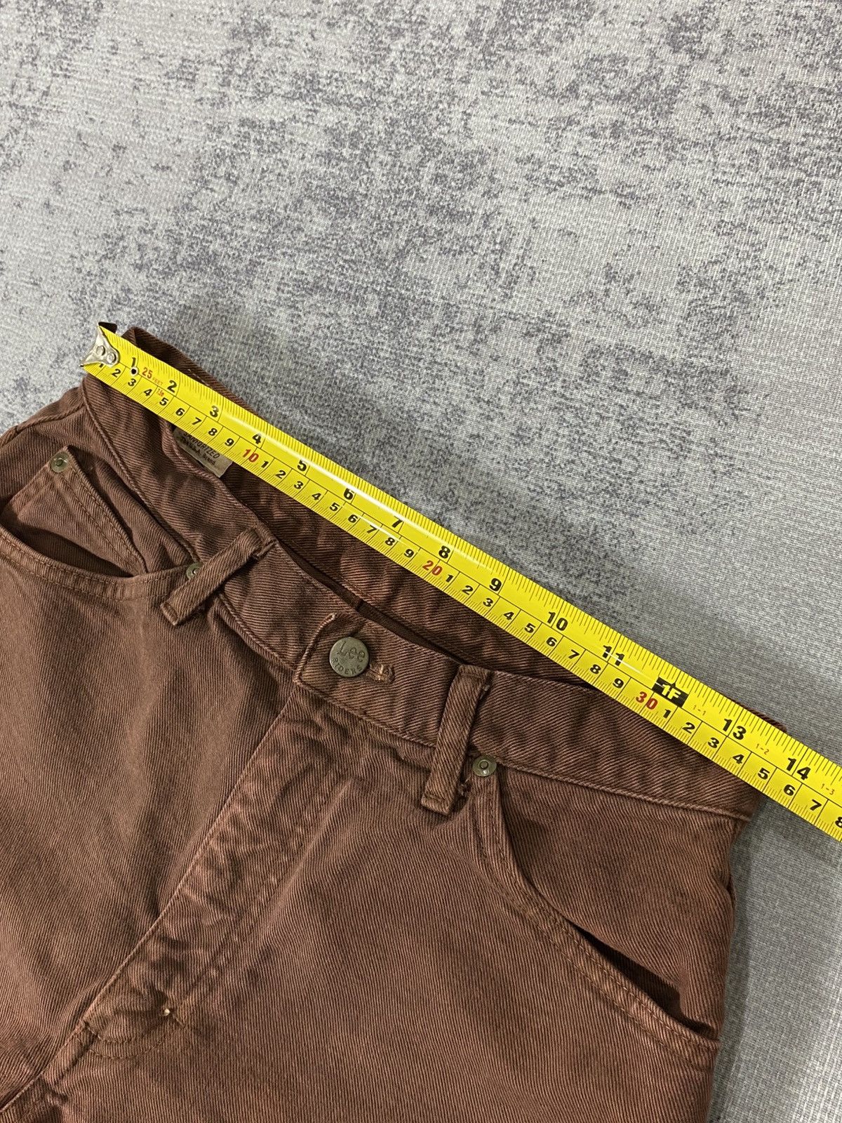 Vintage vintage lee flared brown bootcut Size US 29 - 2 Thumbnail