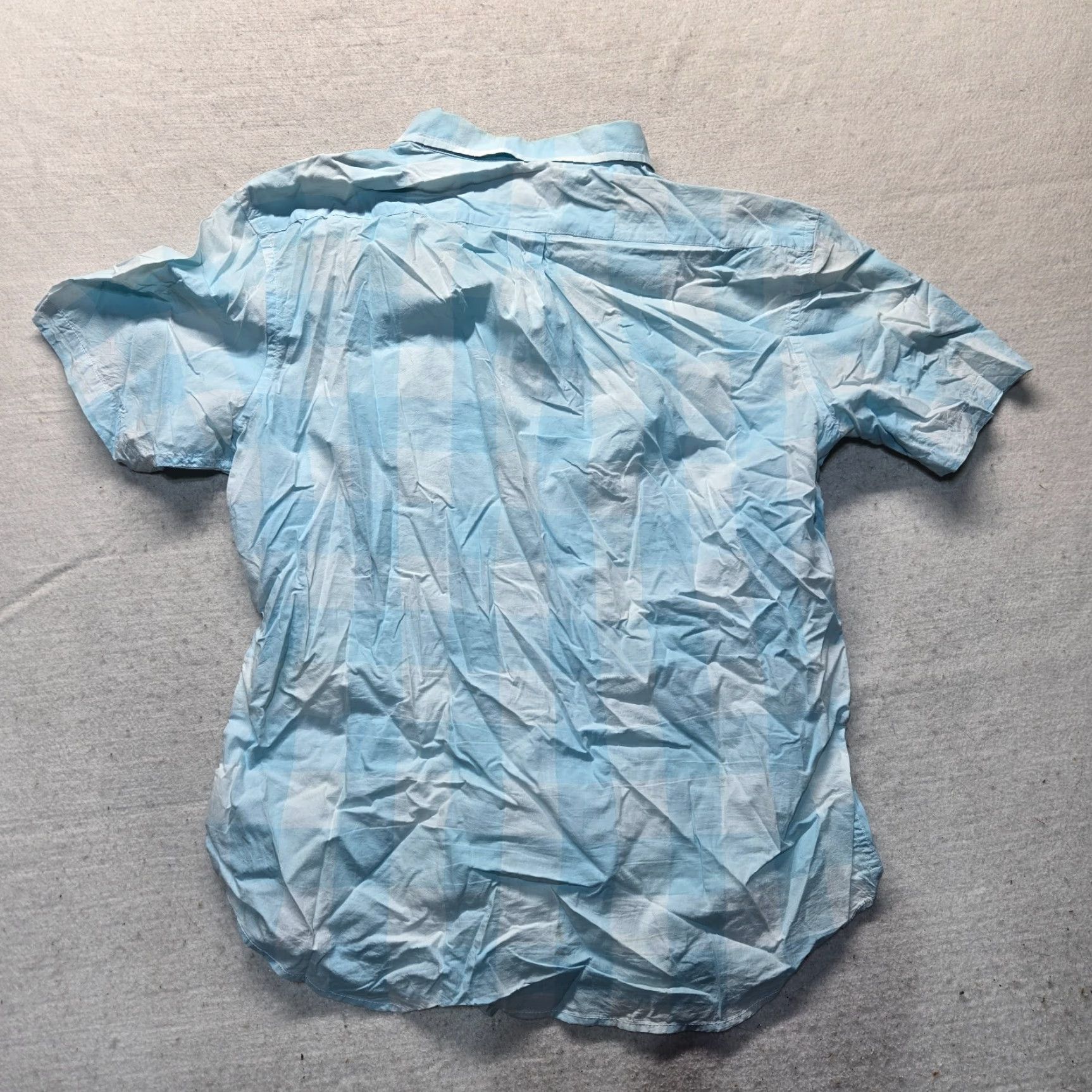 Old Navy VINTAGE? No — Old Navy Shirt Adult Men XL Blue Button-Down Short Sleeve 100% Cotton Slim Fit Regular Men’s Button-Up Size US XL / EU 56 / 4 - 6 Thumbnail