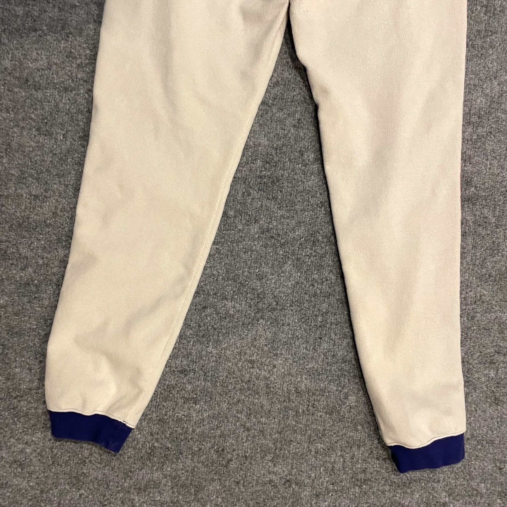 Nike Nike Polar Fleece Joggers Pants Womens M Beige Red Stripe Purple Cuffs Swoosh Size 32" / US 10 / IT 46 - 6 Thumbnail