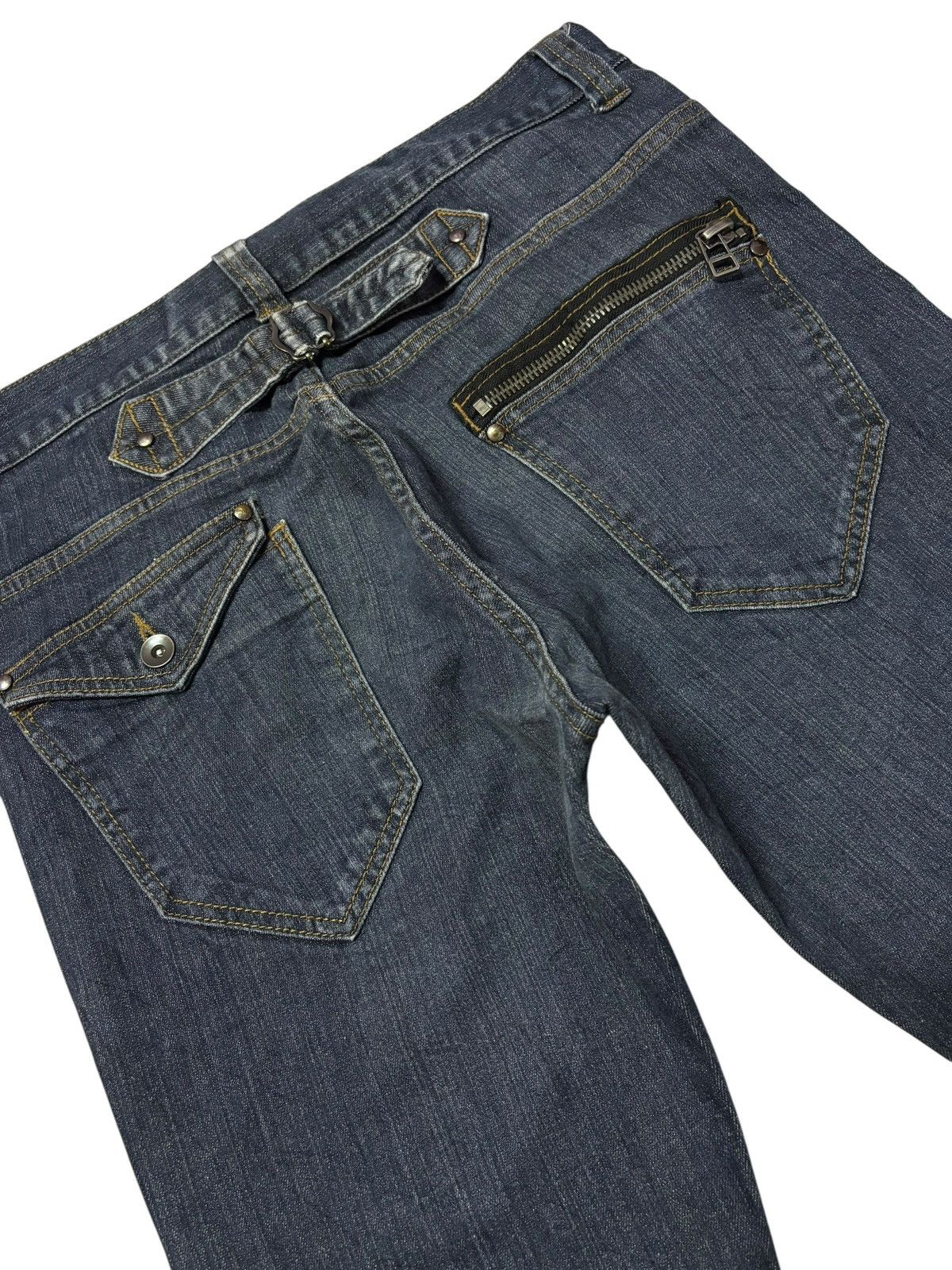 Japanese Brand Vtg Japanese Brand Punk Buckle Jeans Size US 32 / EU 48 - 5 Thumbnail