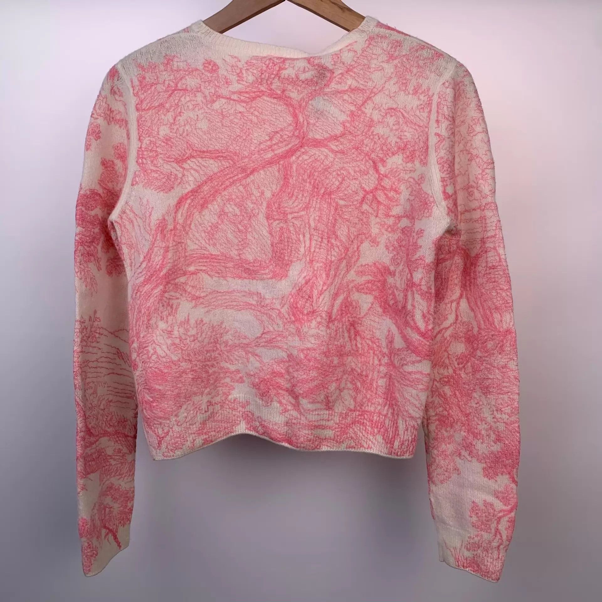 Dior Dior Pink Tiger Wool Knit Sweater Size 34 Size XS / US 0-2 / IT 36-38 - 2 Thumbnail