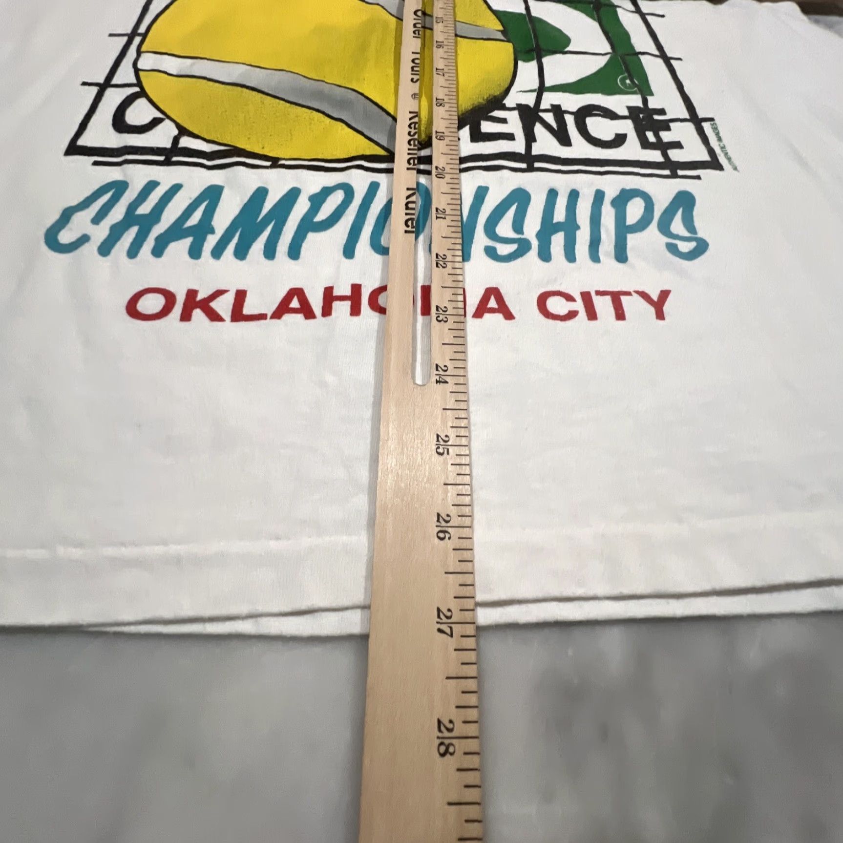 Champion VINTAGE 1994 Big 8 Tennis Champions t shirt Men XL single stitch Oklahoma City Nike Size US XL / EU 56 / 4 - 6 Thumbnail