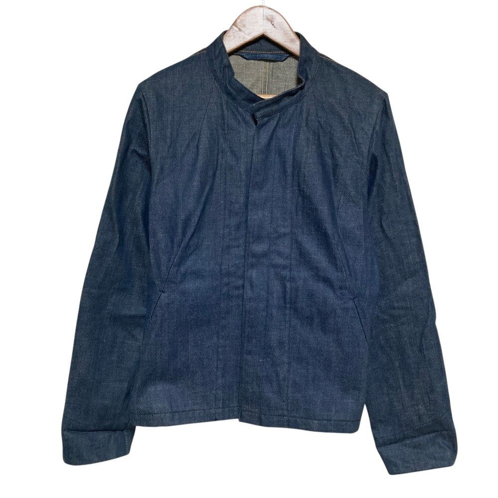 Other 45 45R Stand Collar Denim Jacket Textile Outerwear 8121029 DUTY FREE for USA Size ONE SIZE - 1 Thumbnail