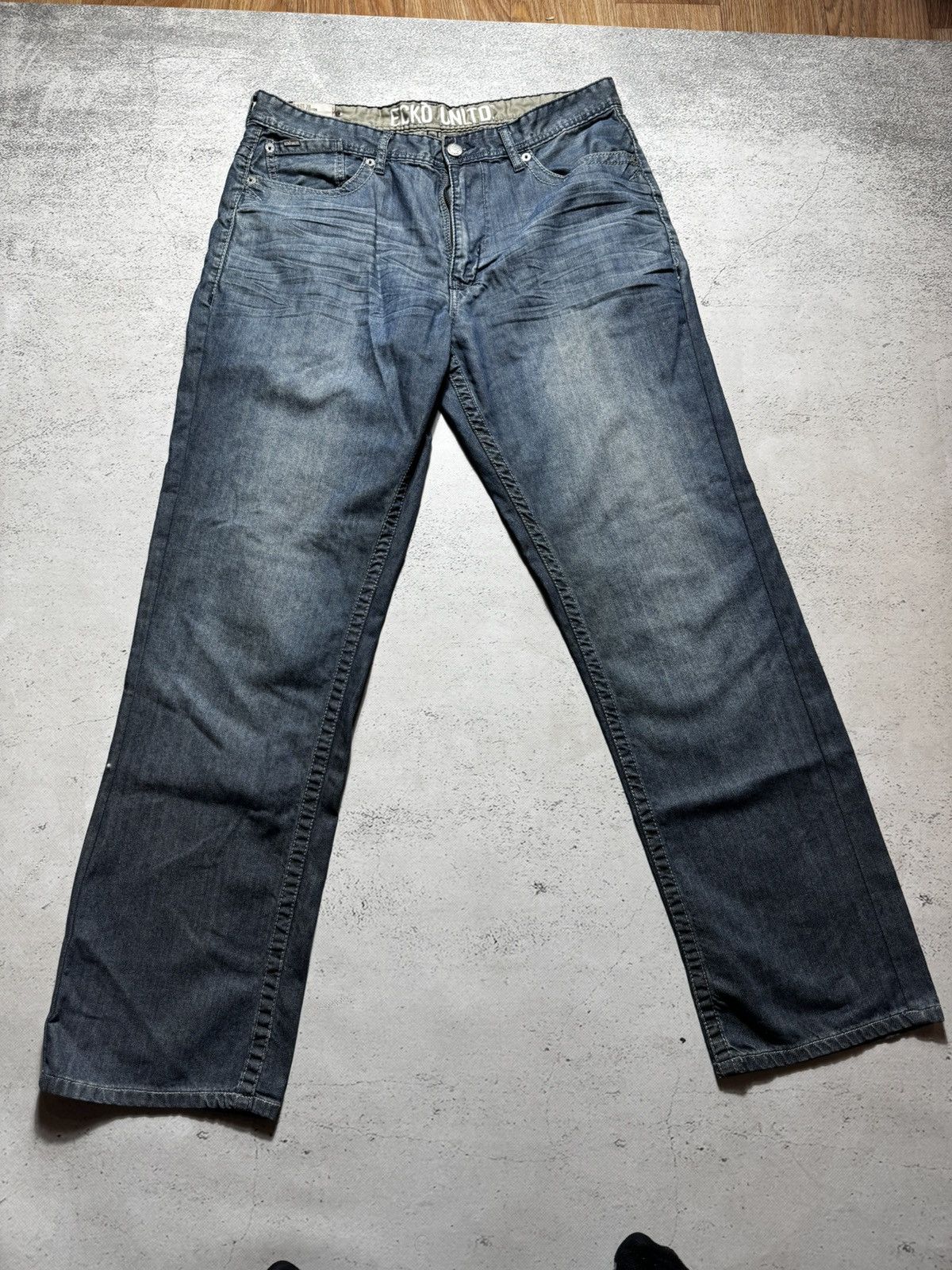 Ecko Unltd. vintage rap y2k ecko untld jeans big logo flared Size US 38 / EU 54 - 6 Thumbnail