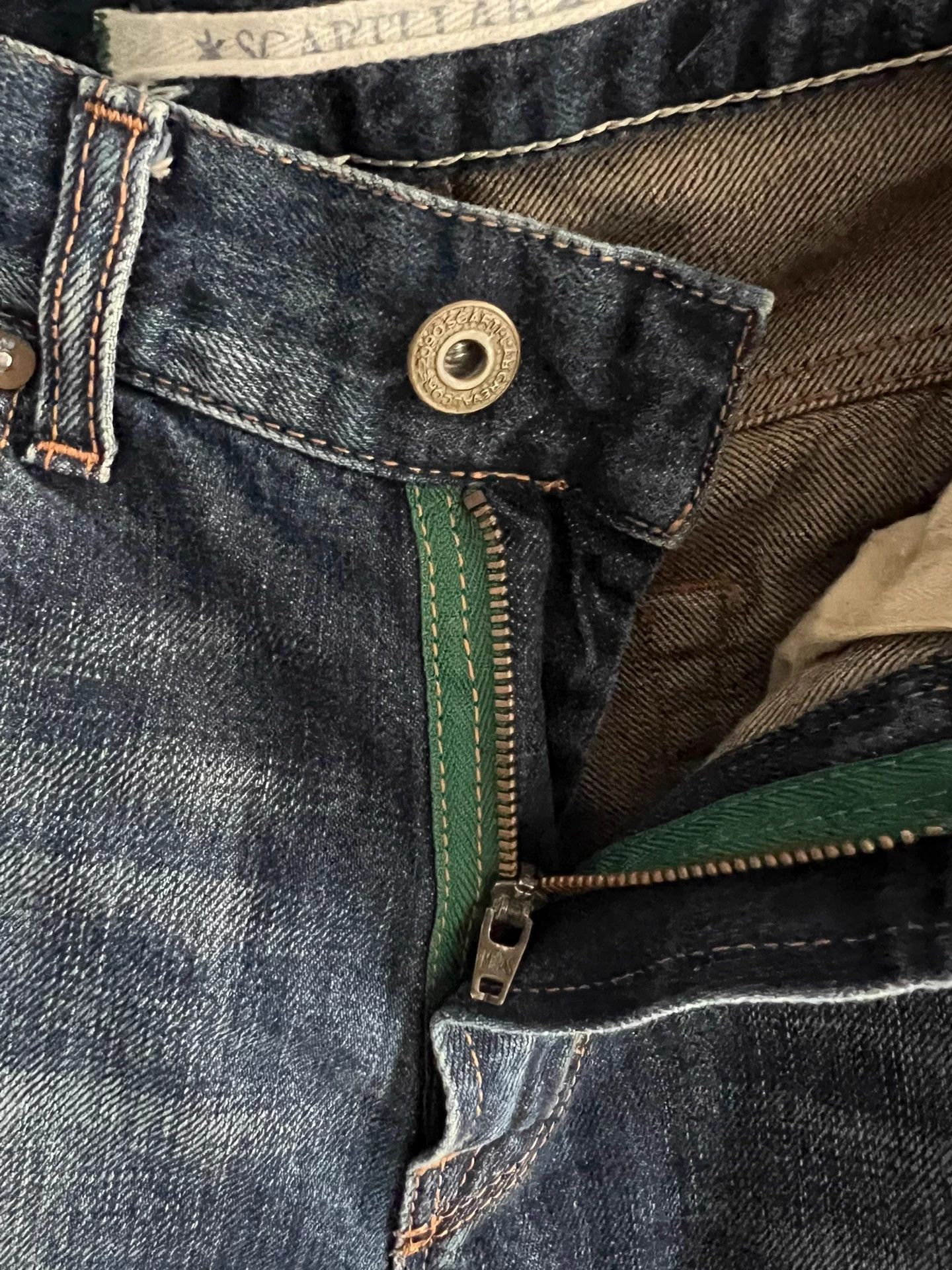 Scarti-Lab Scarti Lab Heavy Wash Mud Stain Distressed Selvedge Jeans Size US 26 / EU 42 - 5 Thumbnail