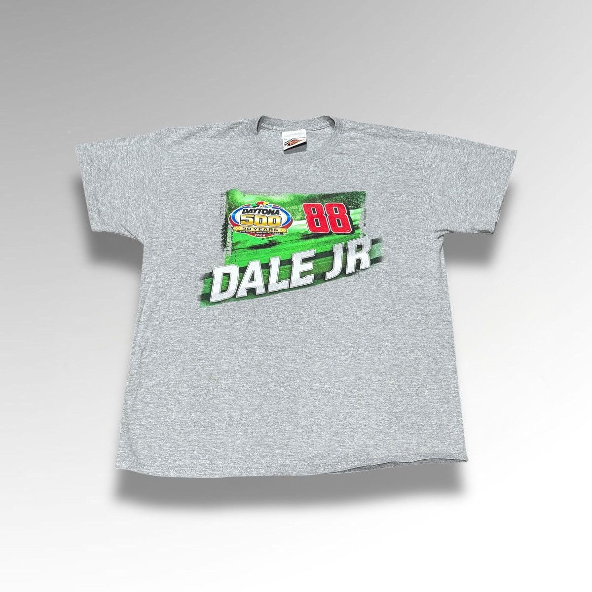 NASCAR Vintage Nascar Dale Earnhardt Jr Daytona 500 Tee Size US XL / EU 56 / 4 - 1 Thumbnail