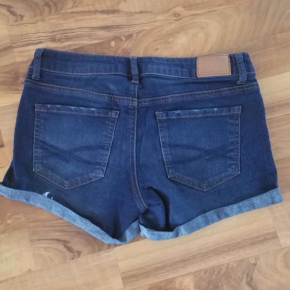 Aeropostale Aeropostale Midi Jean Shorts Size 4 Size 27" / US 4 / IT 40 - 2 Thumbnail