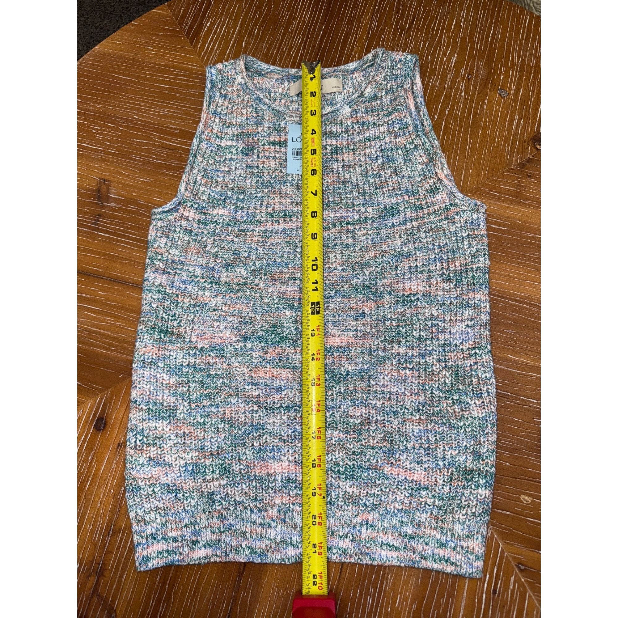 Loft Loft Multicolor Knit Tank Top Sleeveless Lightweight Size PS Size S / US 4 / IT 40 - 6 Thumbnail