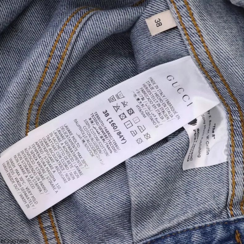 Gucci Gucci Size38 100 Special Series Blue Denim Vest Size US XXS / EU 40 - 3 Thumbnail