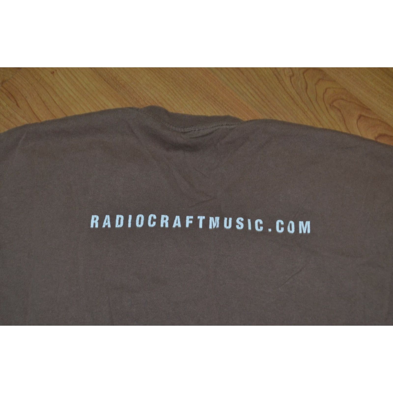 Gildan Radiocraft Band T Shirt Large Detroit MI Rock N Roll Shirt Mens Brown 100% Cotton Gildan Front Back Graphic T-Shirt Band Rock N' Roll Size US L / EU 52-54 / 3 - 3 Thumbnail