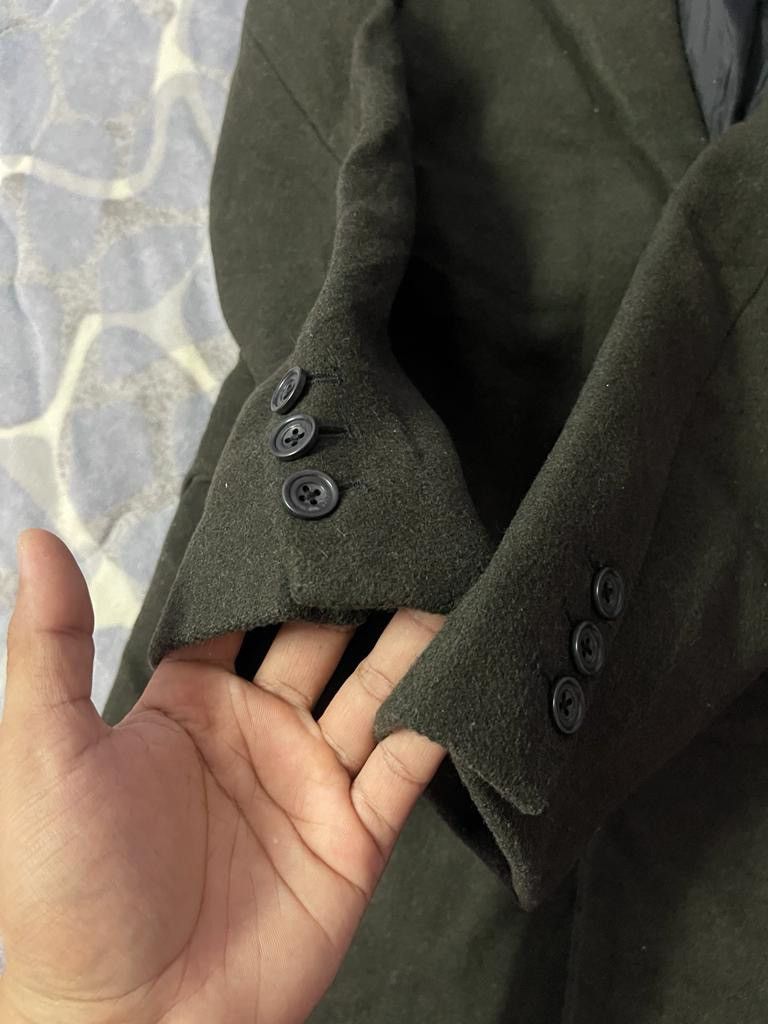 Tete Homme Issey Miyake by Tete Homme Wool Long Coat Size US M / EU 48-50 / 2 - 6 Thumbnail
