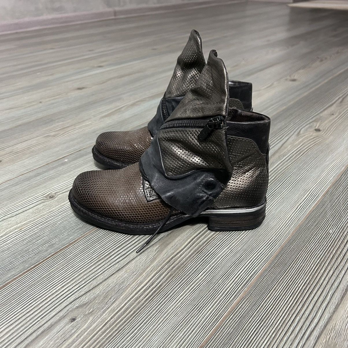 A.S.98 AS 98 Airstep Boho Biker Distressed Rick Owens Style Boots Size US 6 / IT 36 - 10 Thumbnail