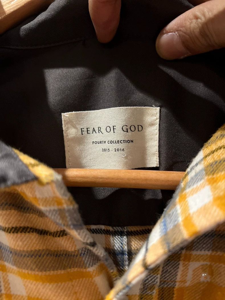 Fear of God Fear of God Main line yellow plaid shirt Size US M / EU 48-50 / 2 - 3 Thumbnail