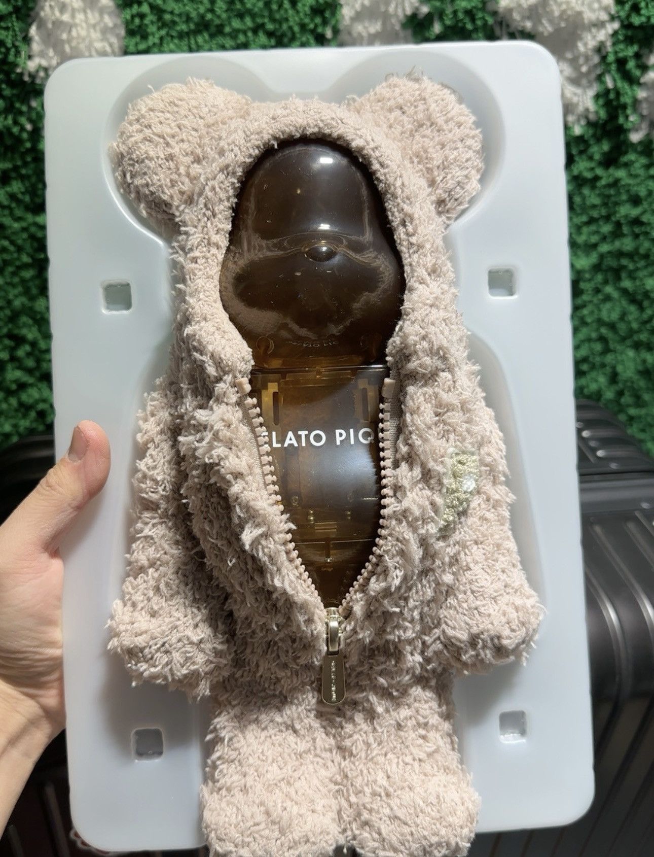 Japanese Brand Bearbrick Gelato Pique Pajamas Brown 400% Size ONE SIZE - 2 Thumbnail